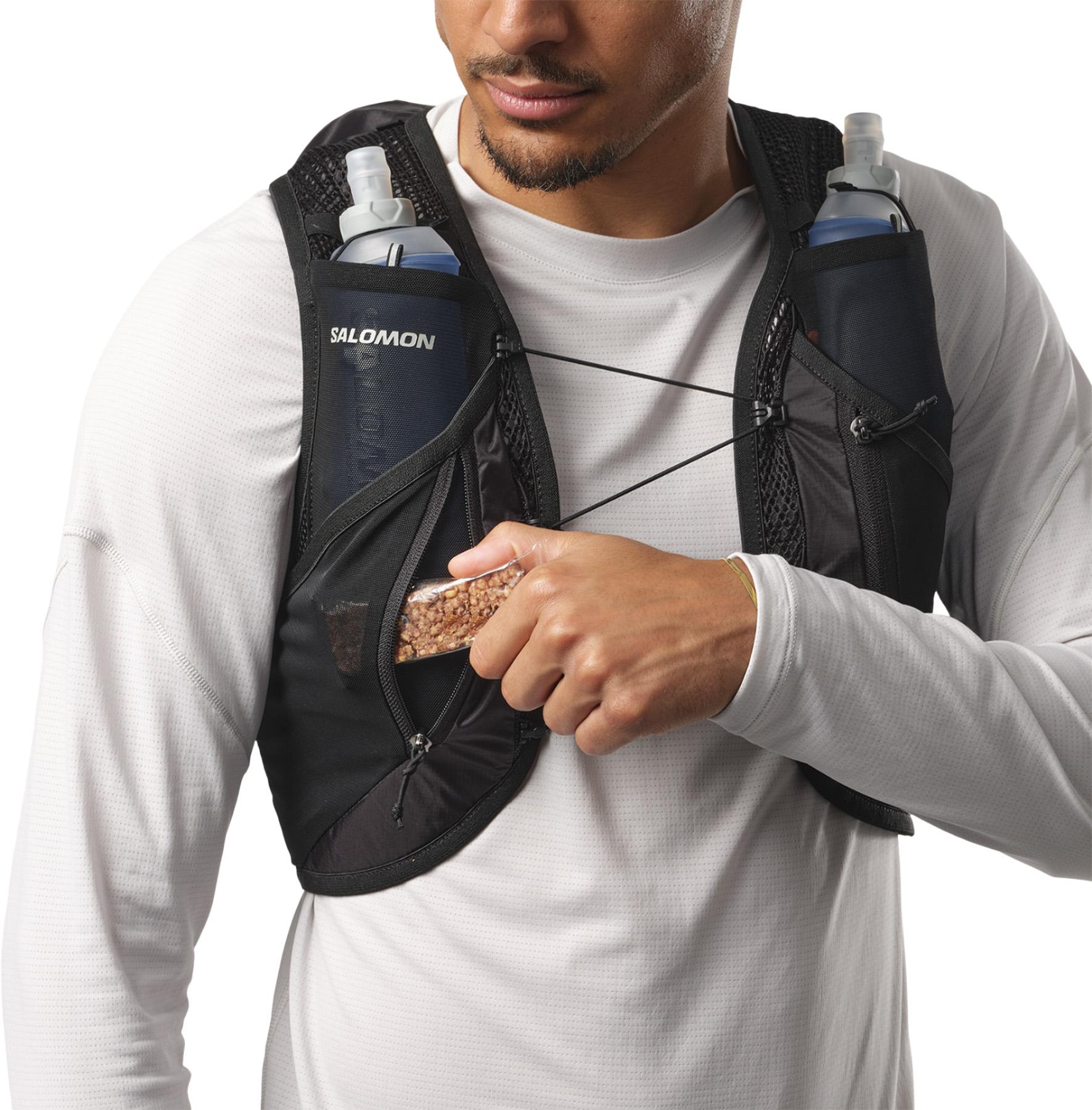 Product gallery image number 8 for product Veste d'hydratation de course avec flasque Active Skin 12L - Unisexe