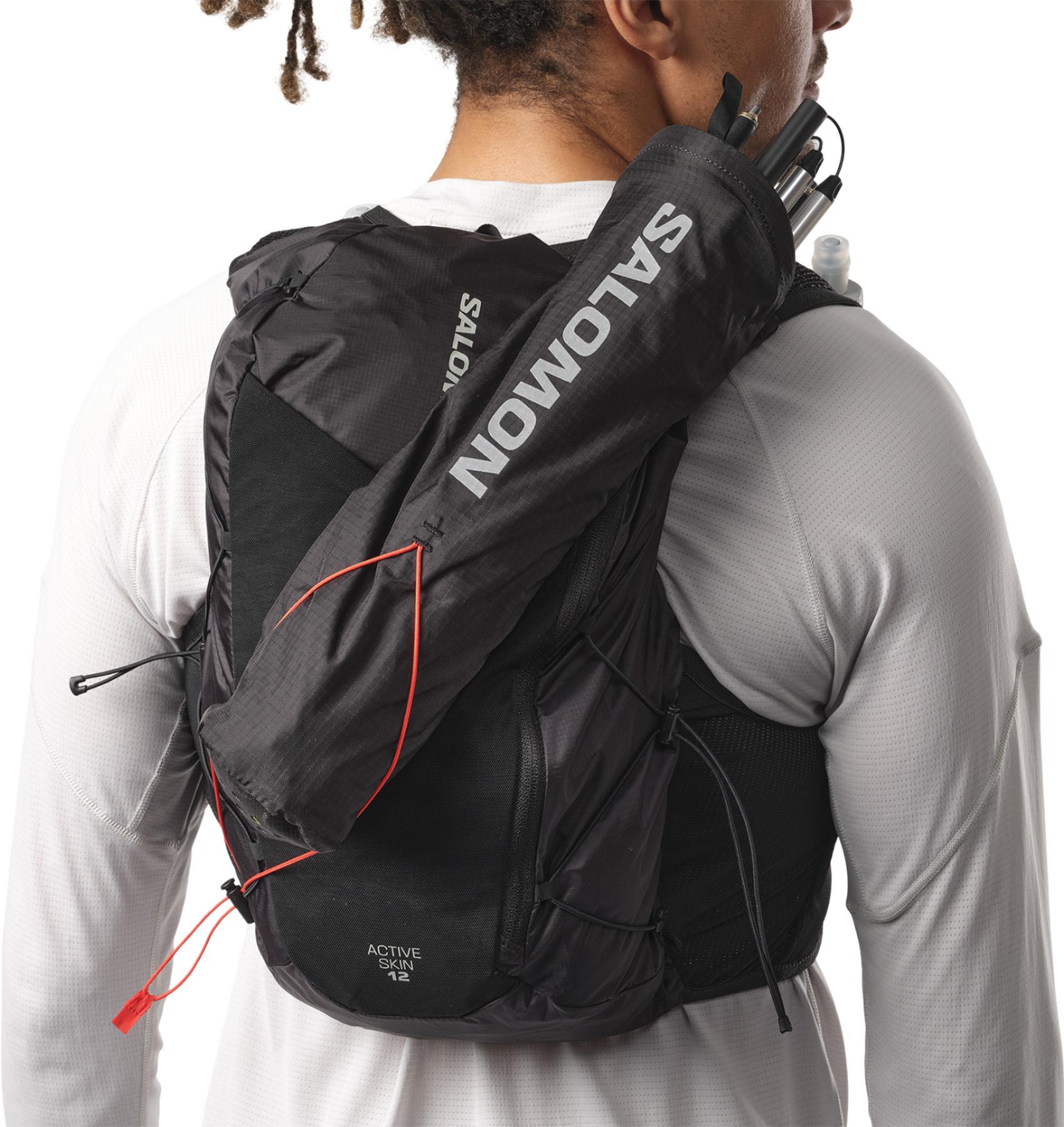 Product gallery image number 7 for product Veste d'hydratation de course avec flasque Active Skin 12L - Unisexe