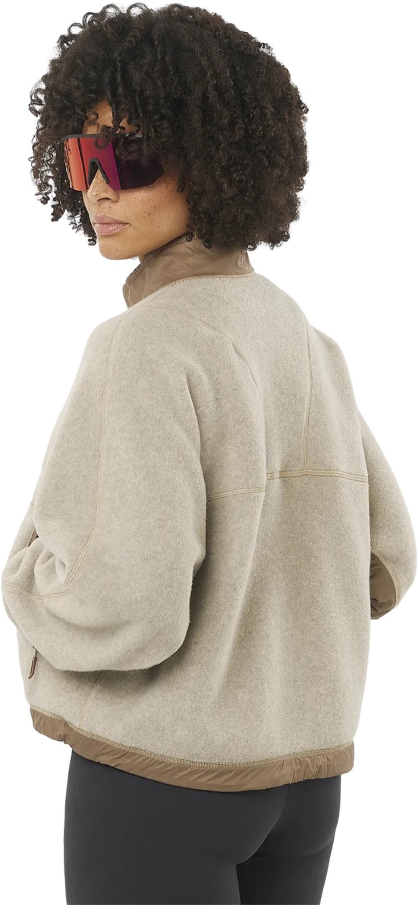 Numéro de l'image de la galerie de produits 5 pour le produit Chandail court en molleton à demi-glissière Chroma - Femme