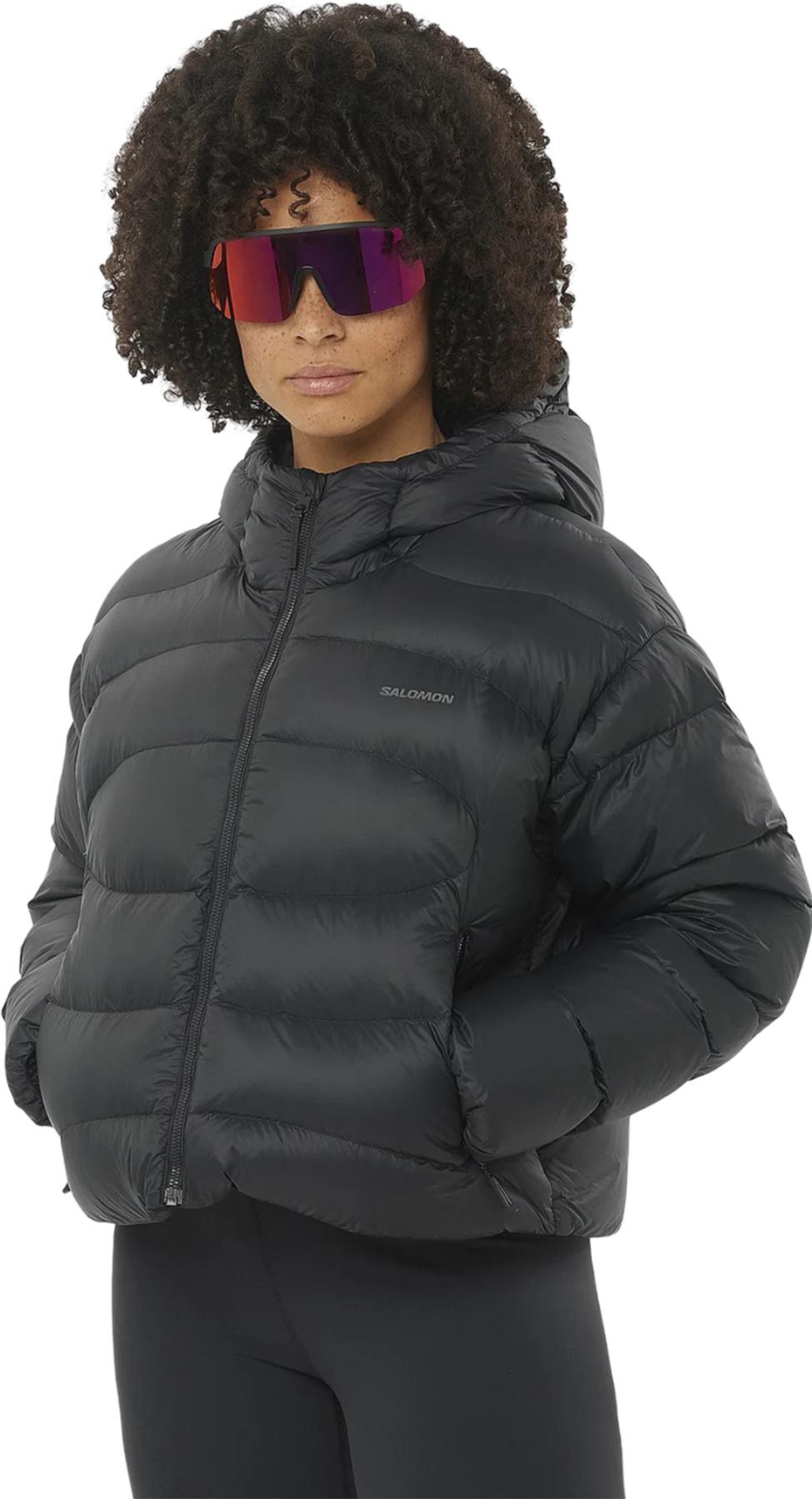 Product gallery image number 5 for product Outline Novelty Hooded Down Jacket - Women's