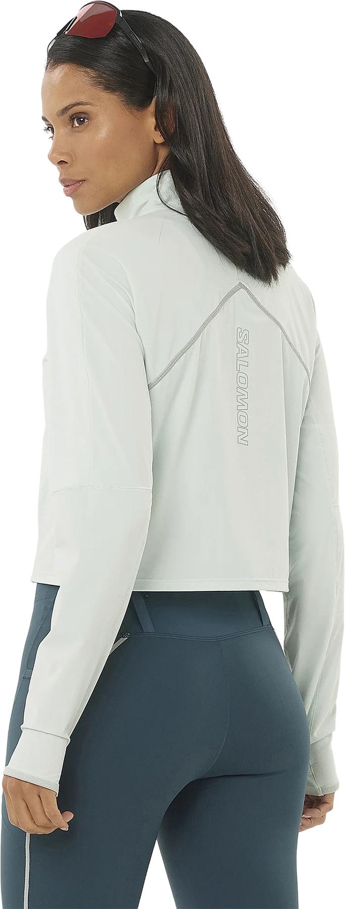 Product gallery image number 5 for product Sense Aero Hybrid Cropped Half Zip Midlayer Pullover - Women's