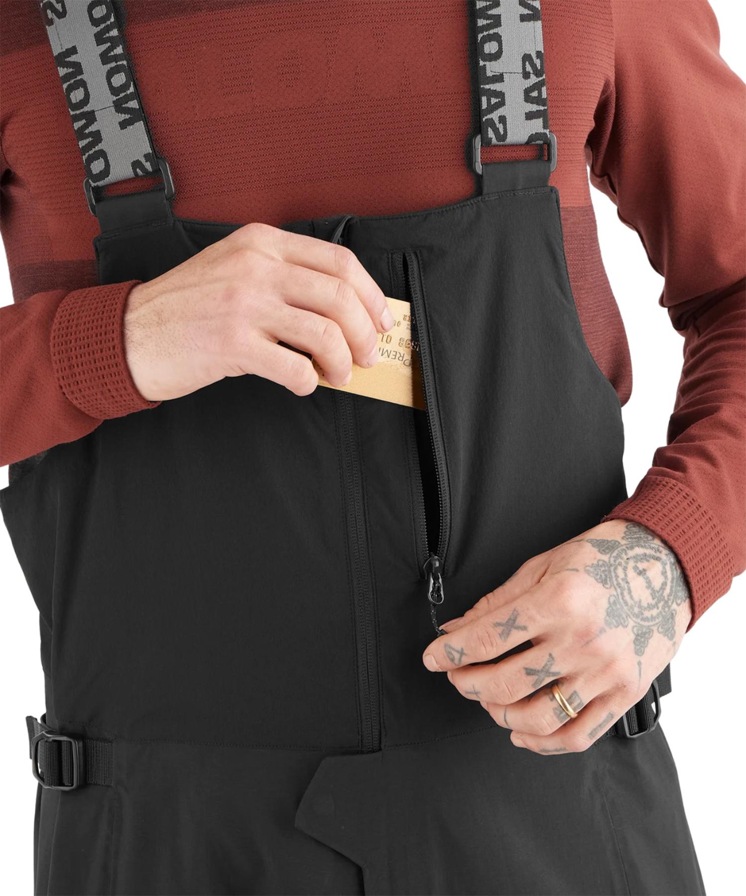 Product gallery image number 3 for product Absolute 3 Layer Shell Bib Pants - Men’s