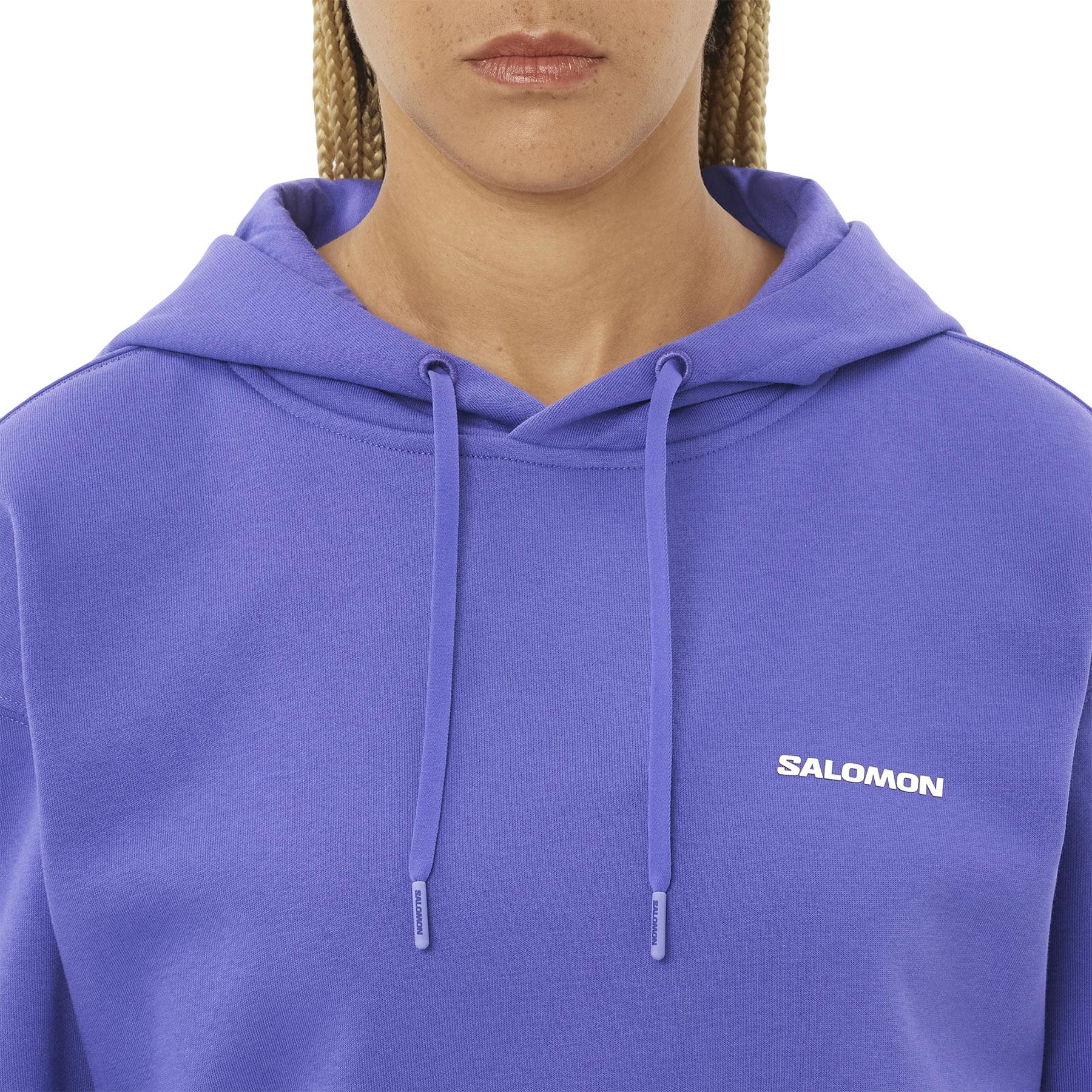 Product gallery image number 2 for product Salomon Logo Short Hoodie - Women's