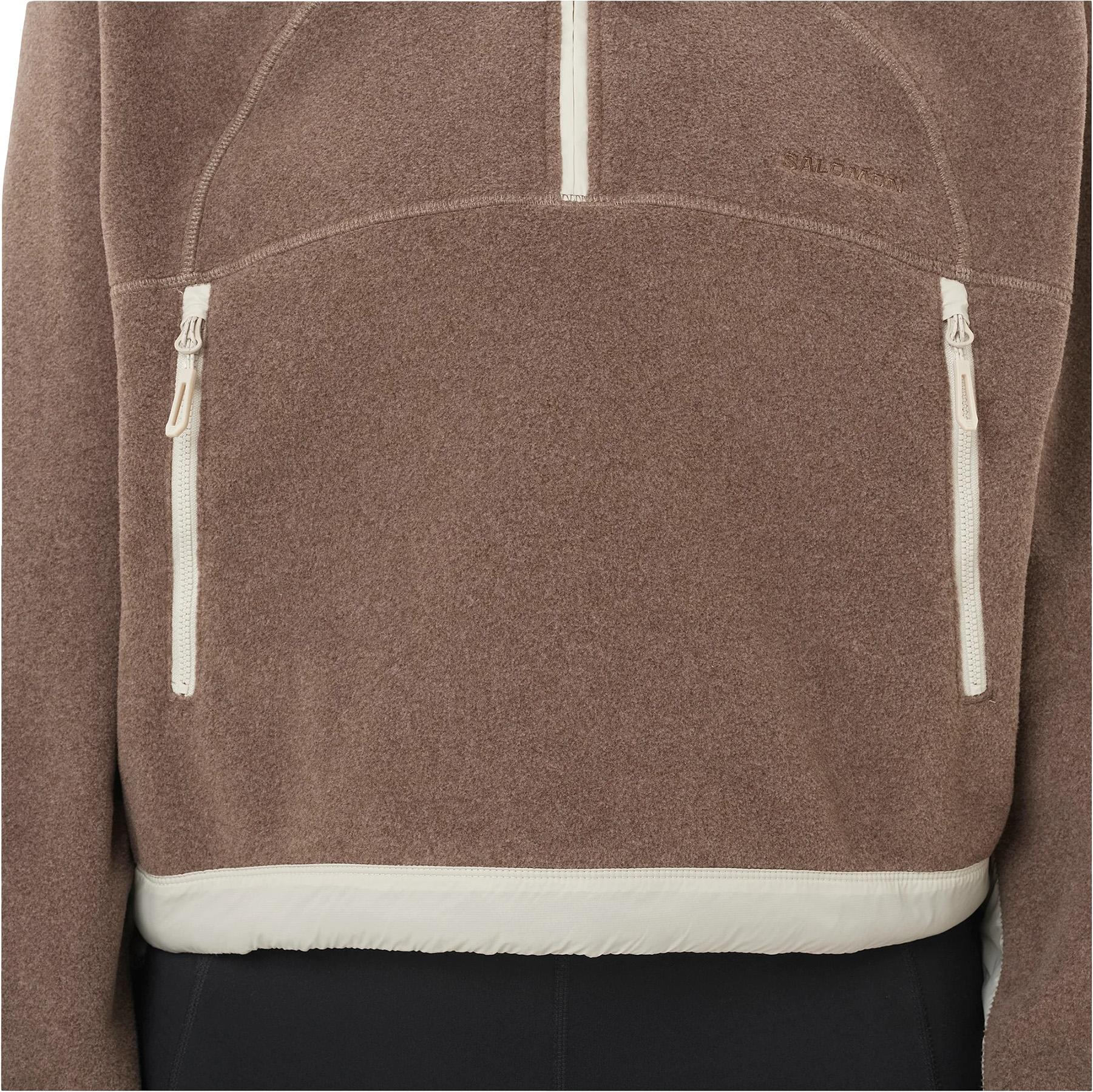 Product gallery image number 4 for product Chroma Fleece Crop HalFull-Zipip - Women's