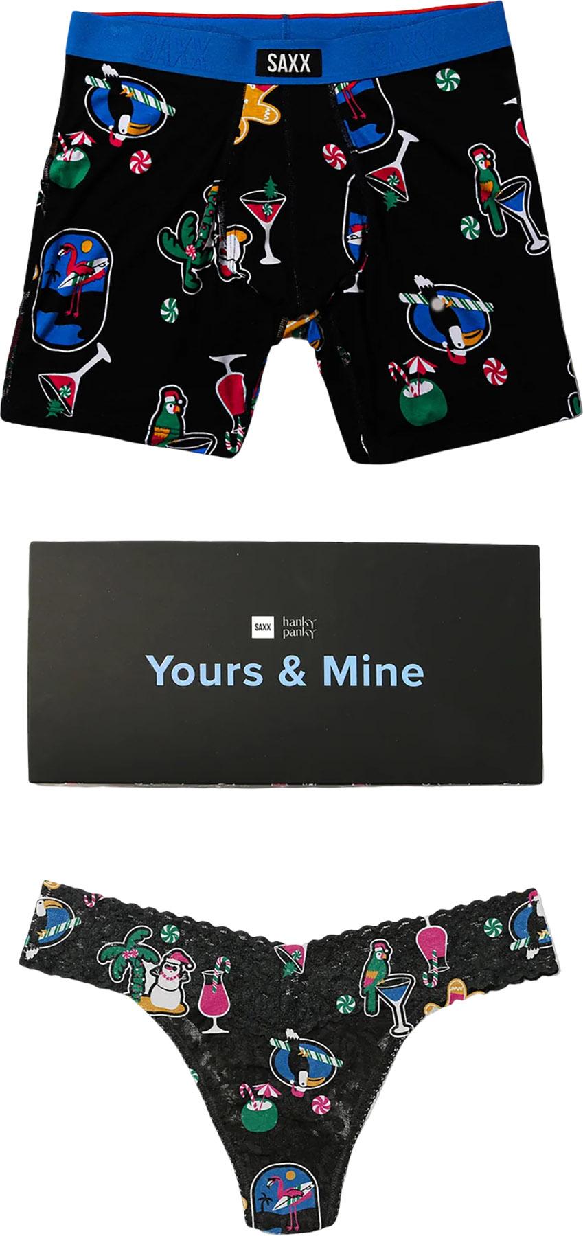 Product image for Yours and Mine Hanky Panky Collaboration Underwear Gift Box Set - Unisex