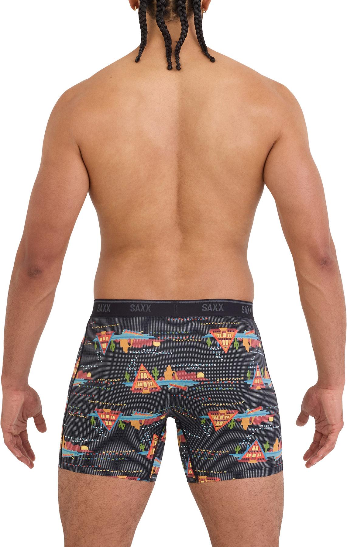Product gallery image number 2 for product Caleçon boxeur avec braguette Quest Quick-Dry Mesh Performance 6" - Homme