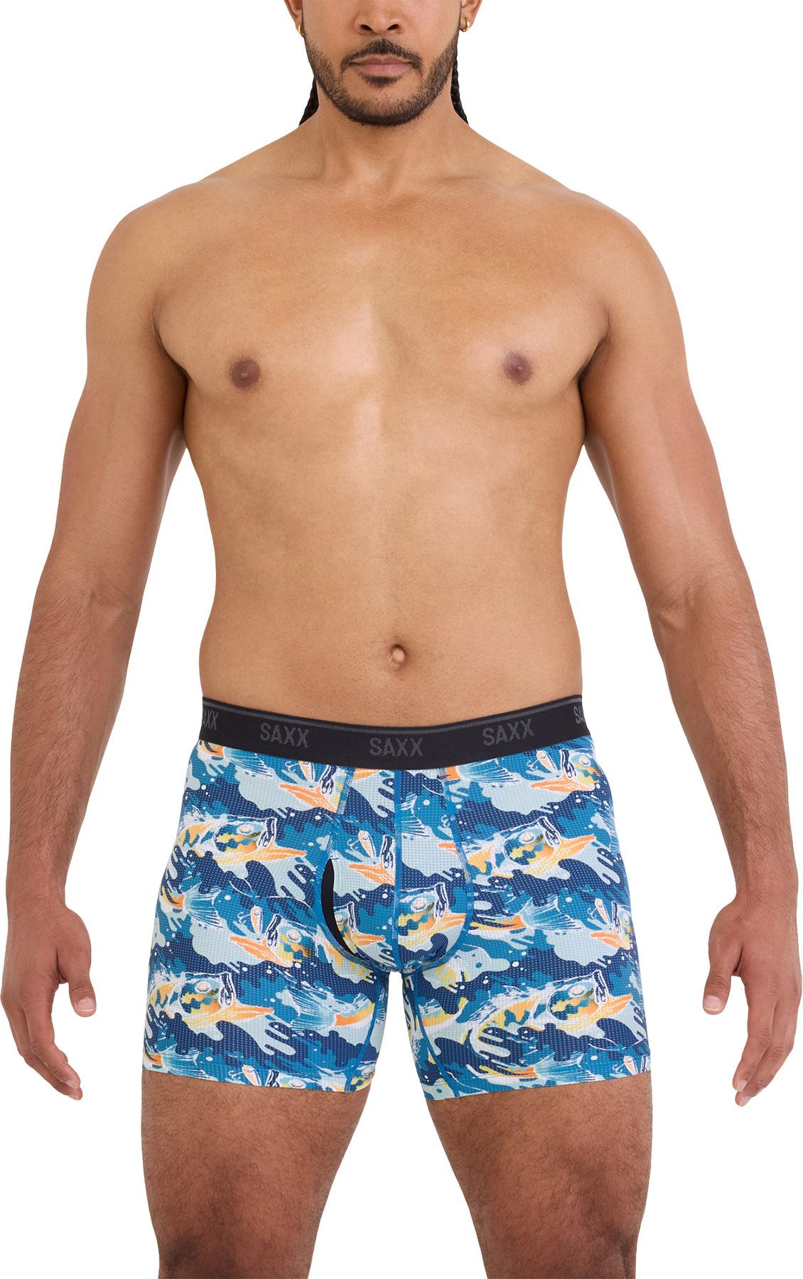 Product gallery image number 3 for product Quest Quick-Dry Mesh Performance Boxer Brief with Fly 6" - Men's