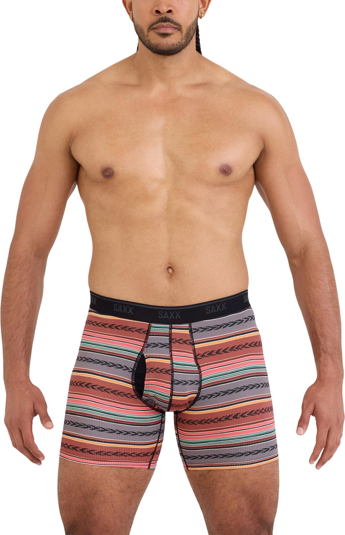 Numéro de l'image de la galerie de produits 3 pour le produit Caleçon boxeur avec braguette Quest Quick-Dry Mesh Performance 6" - Homme