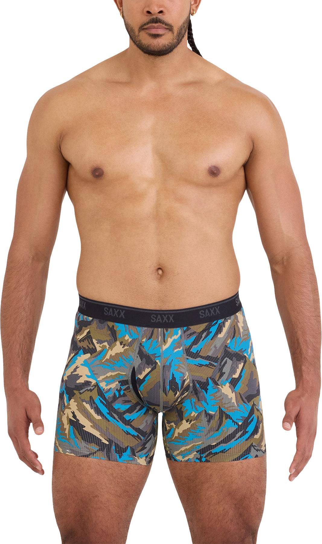 Product gallery image number 3 for product Quest Quick-Dry Mesh Performance Boxer Brief with Fly 6" - Men's