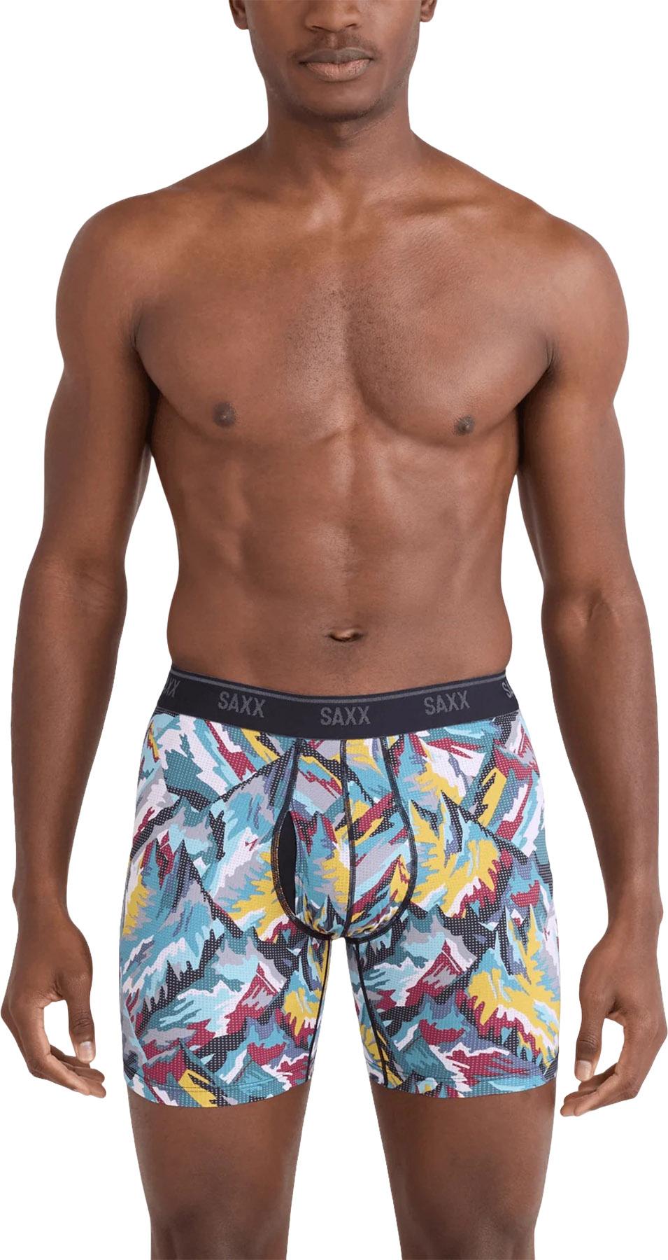 Product gallery image number 3 for product Caleçon boxeur avec braguette Quest Quick-Dry Mesh Performance 6" - Homme