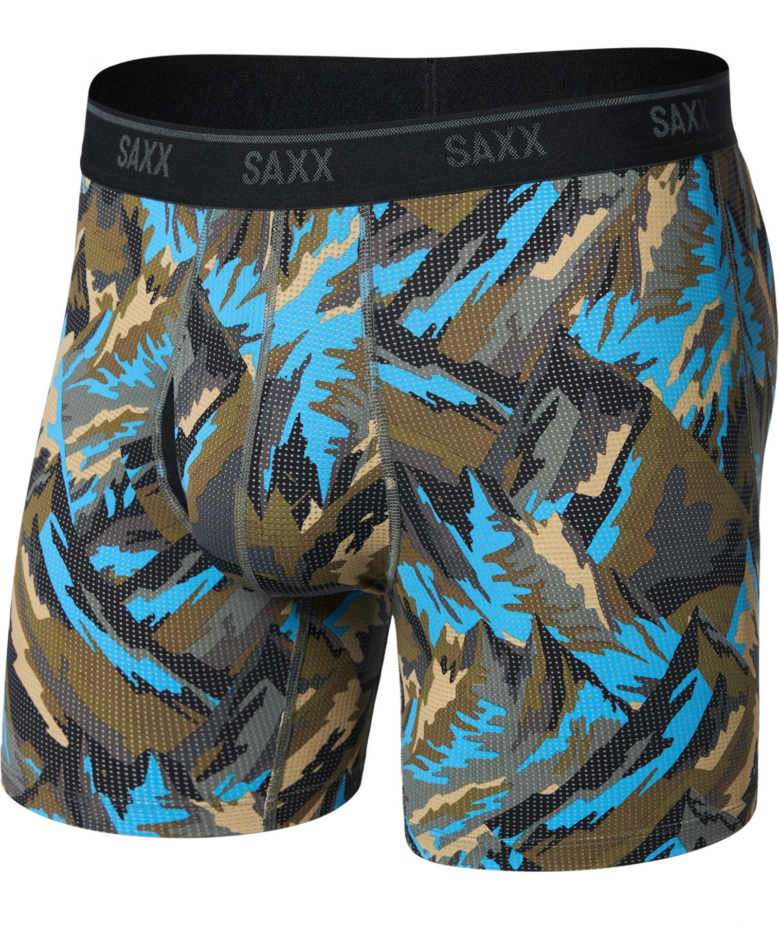 Product image for Quest Quick-Dry Mesh Performance Boxer Brief with Fly 6" - Men's