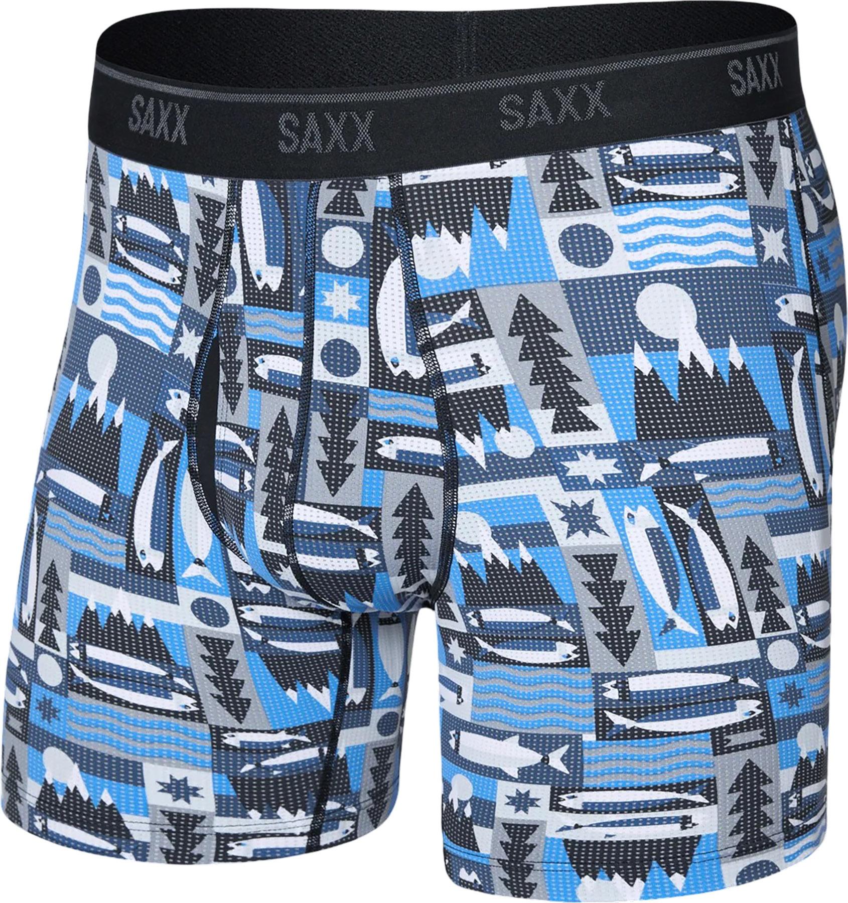 Product image for Quest Quick-Dry Mesh Performance Boxer Brief with Fly 6" - Men's