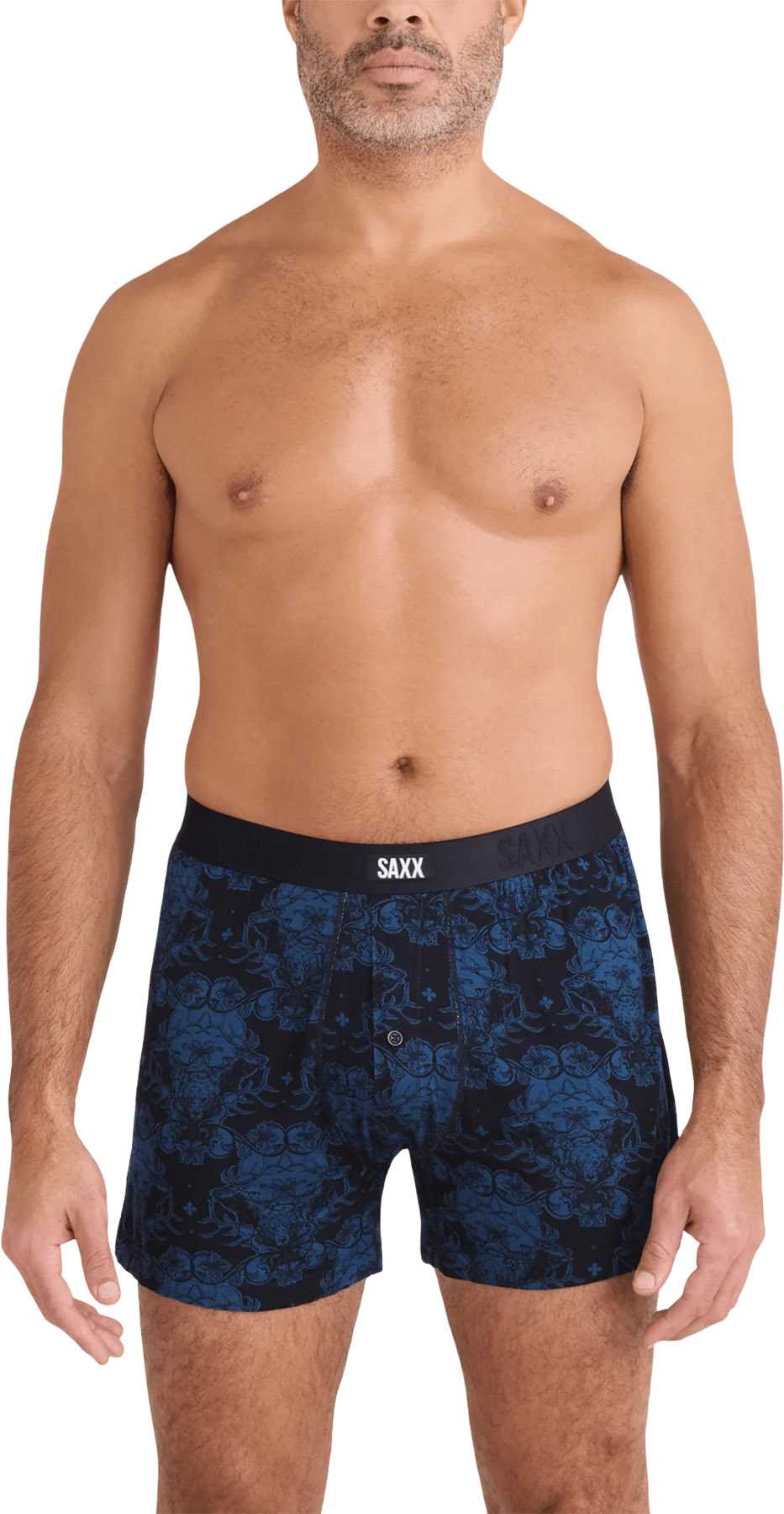 Bear Brocade - Dark Denim