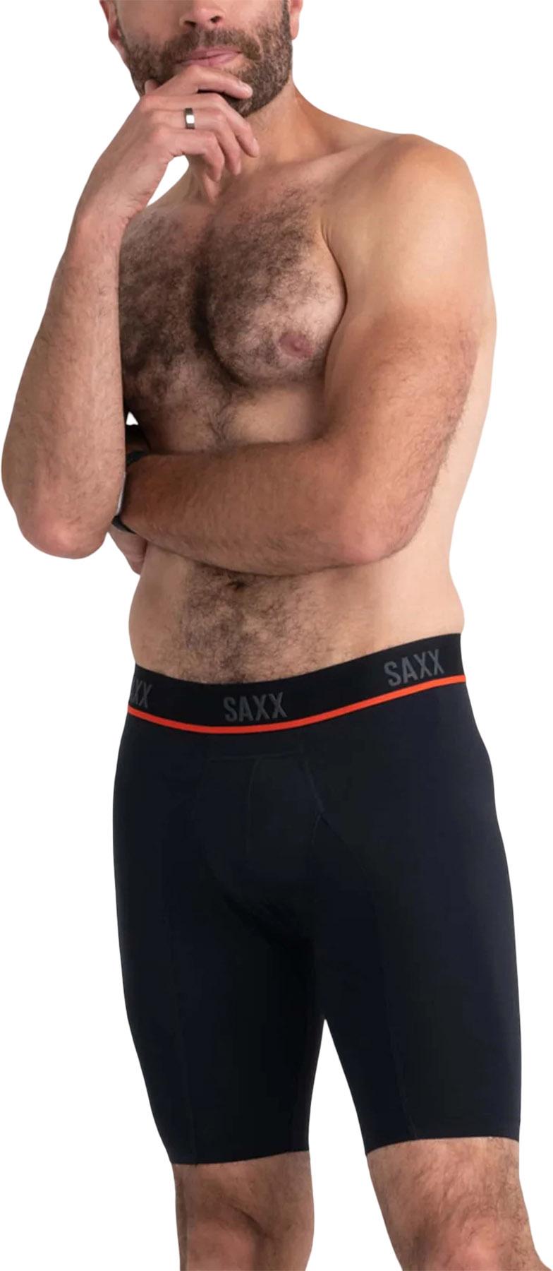 Product gallery image number 3 for product Kinetic Light-Compression Mesh Long Boxer Brief - Men's