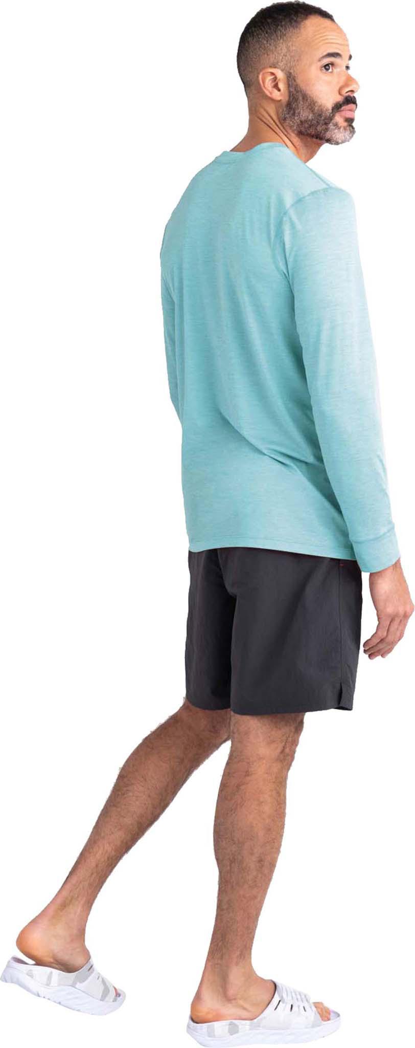 Product gallery image number 2 for product Droptemp All Day Cooling Long Sleeve Crew Neck Tee - Men's