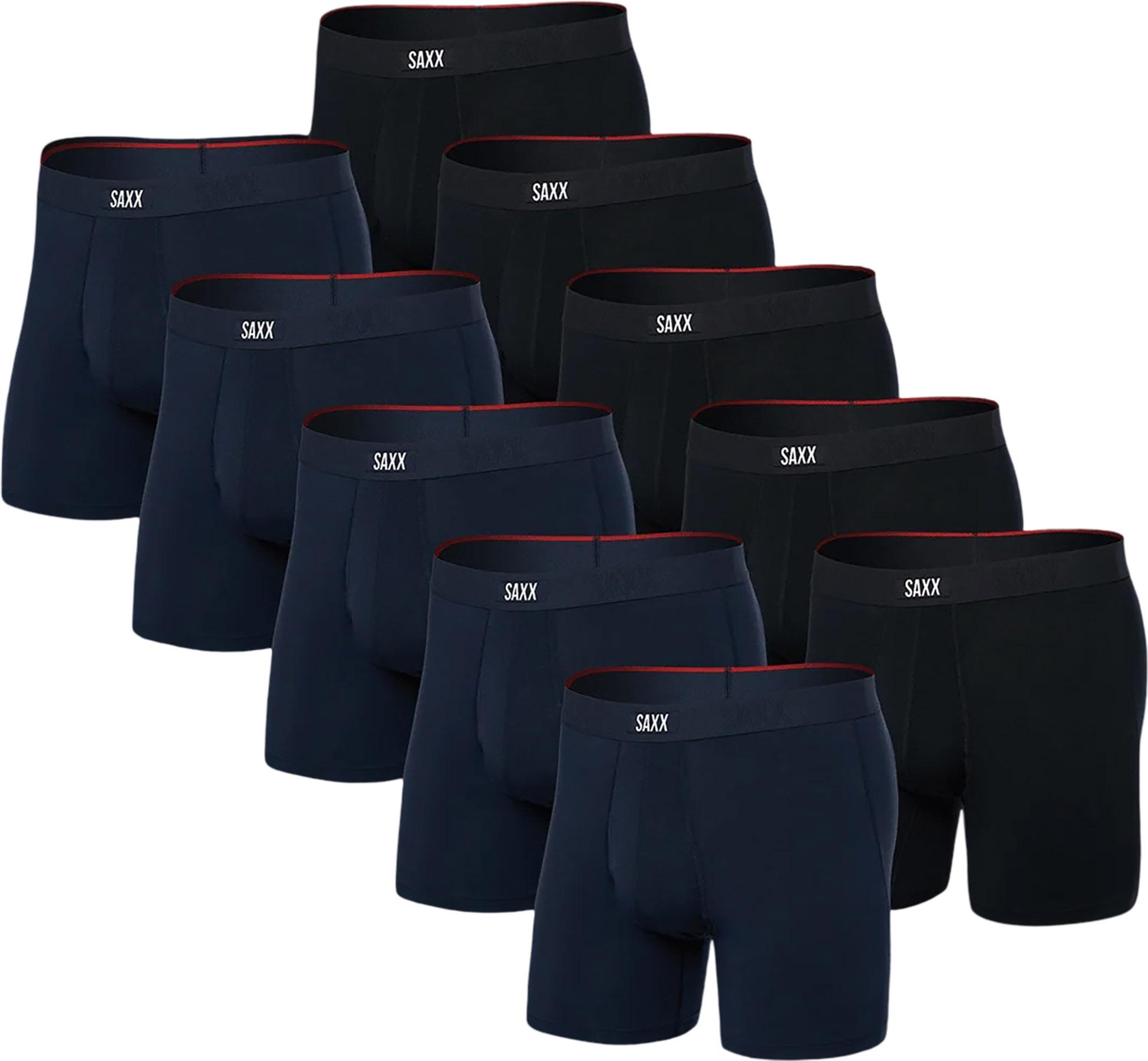 Product image for Vibe Xtra Soft Comfort 10 Pack Boxer Brief with Fly 6" - Men's