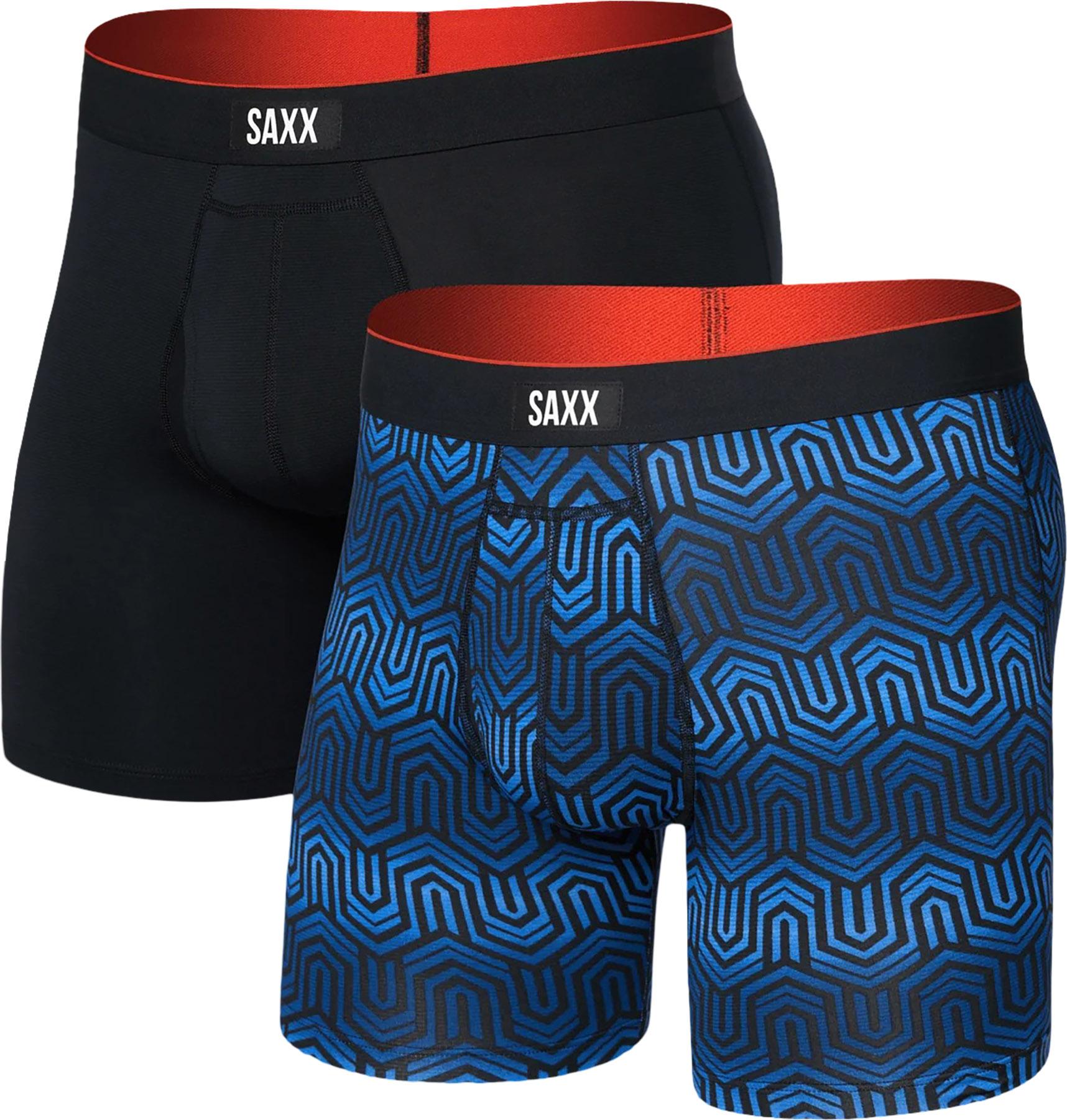Product image for Multi-Sport Mesh Performance 2 Pack Boxer Brief with Fly 6" - Men's