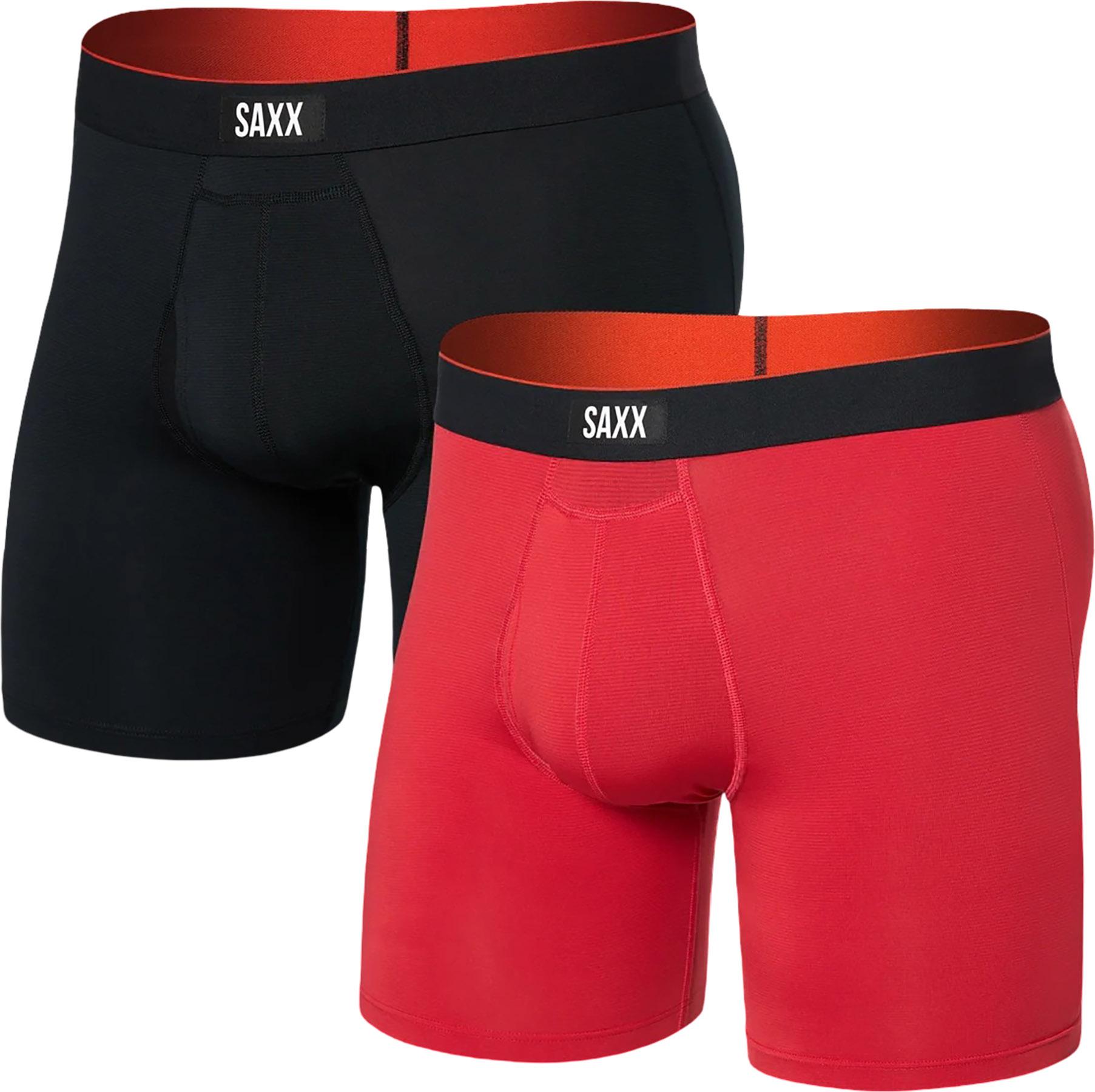 Image de produit pour Caleçon boxeur avec braguette paquet de 2 Multi-Sport Mesh Performance 6" - Homme