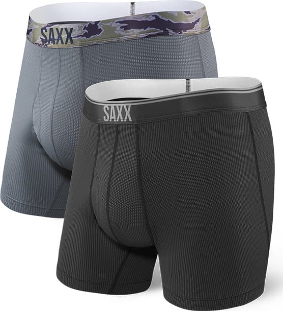 Product gallery image number 1 for product Quest Boxer Brief Fly 2 Pack - Men's