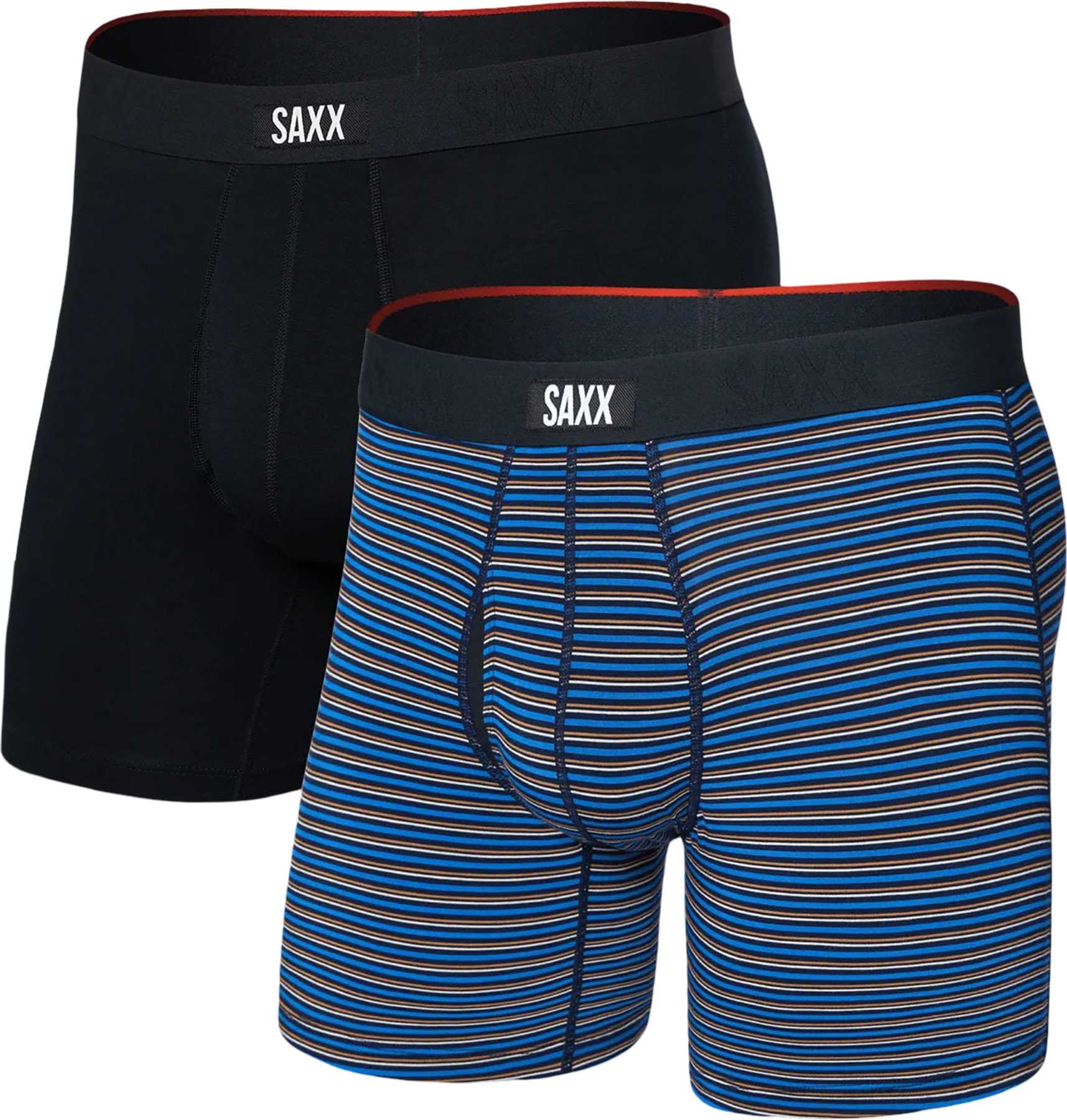 Product image for Vibe Xtra 2 Pack Boxer Brief with Fly 6" - Men's