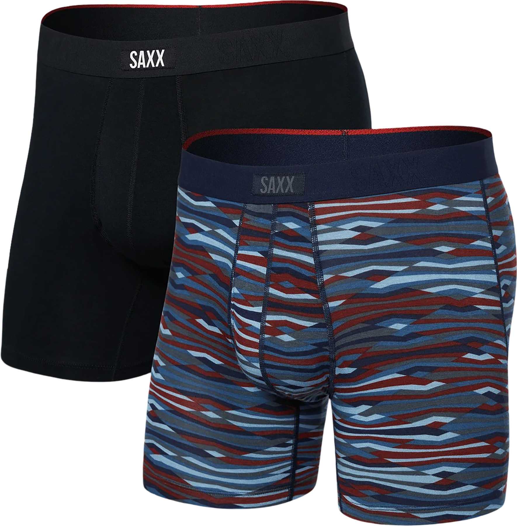 Product image for Vibe Xtra 2 Pack Boxer Brief with Fly 6" - Men's