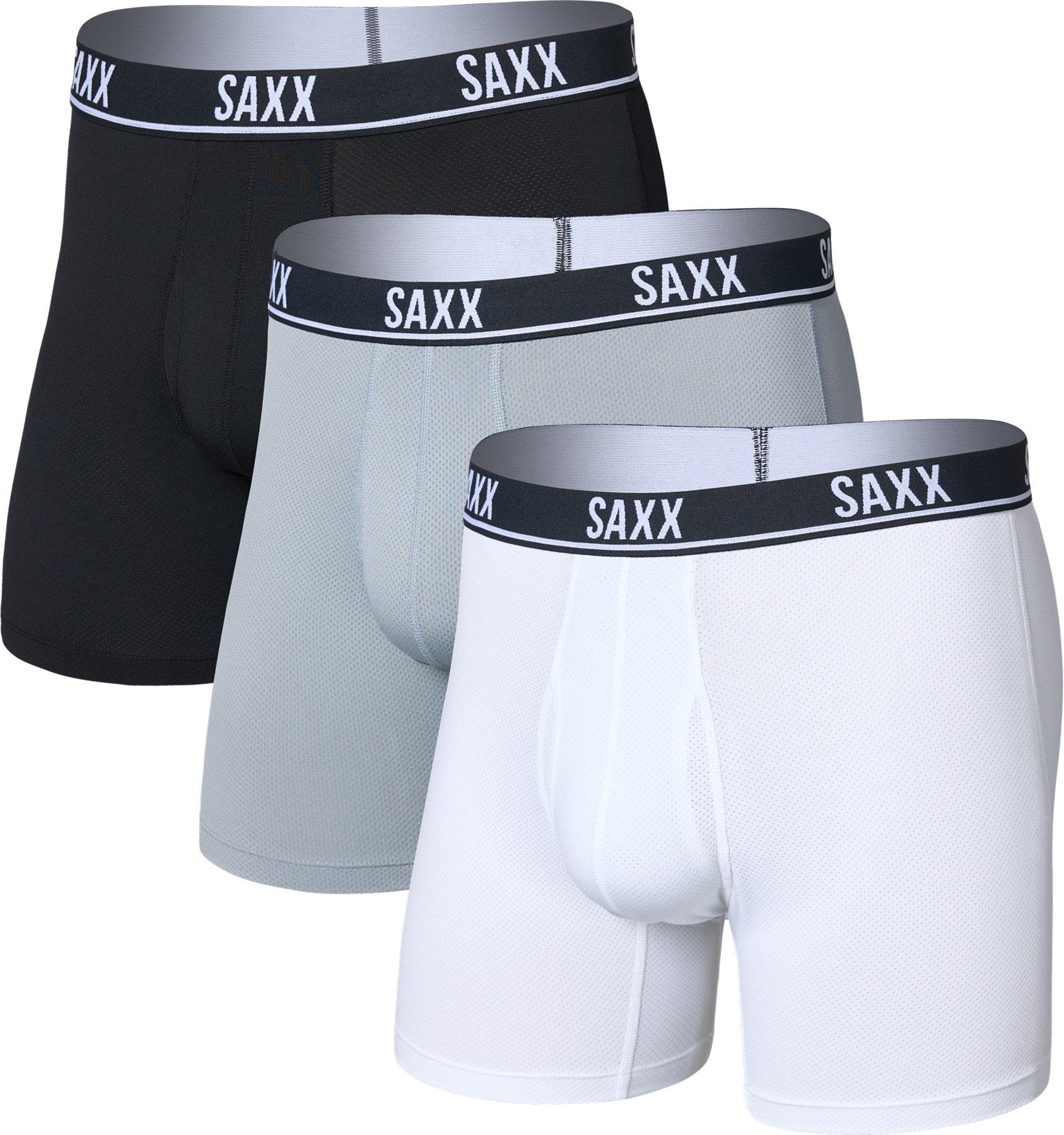 Image de produit pour Boxeurs longs en mesh avec braguette paquet de 3 Essential Performance 6" - Homme