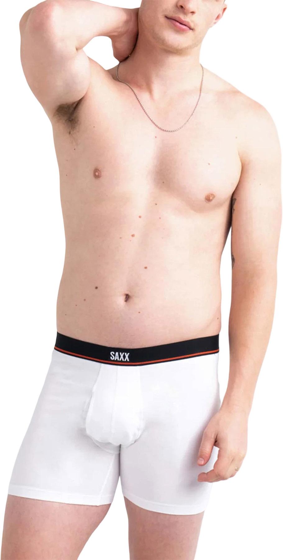 Product gallery image number 3 for product Non-Stop Stretch Cotton 3-Pack Boxer Briefs - Men's