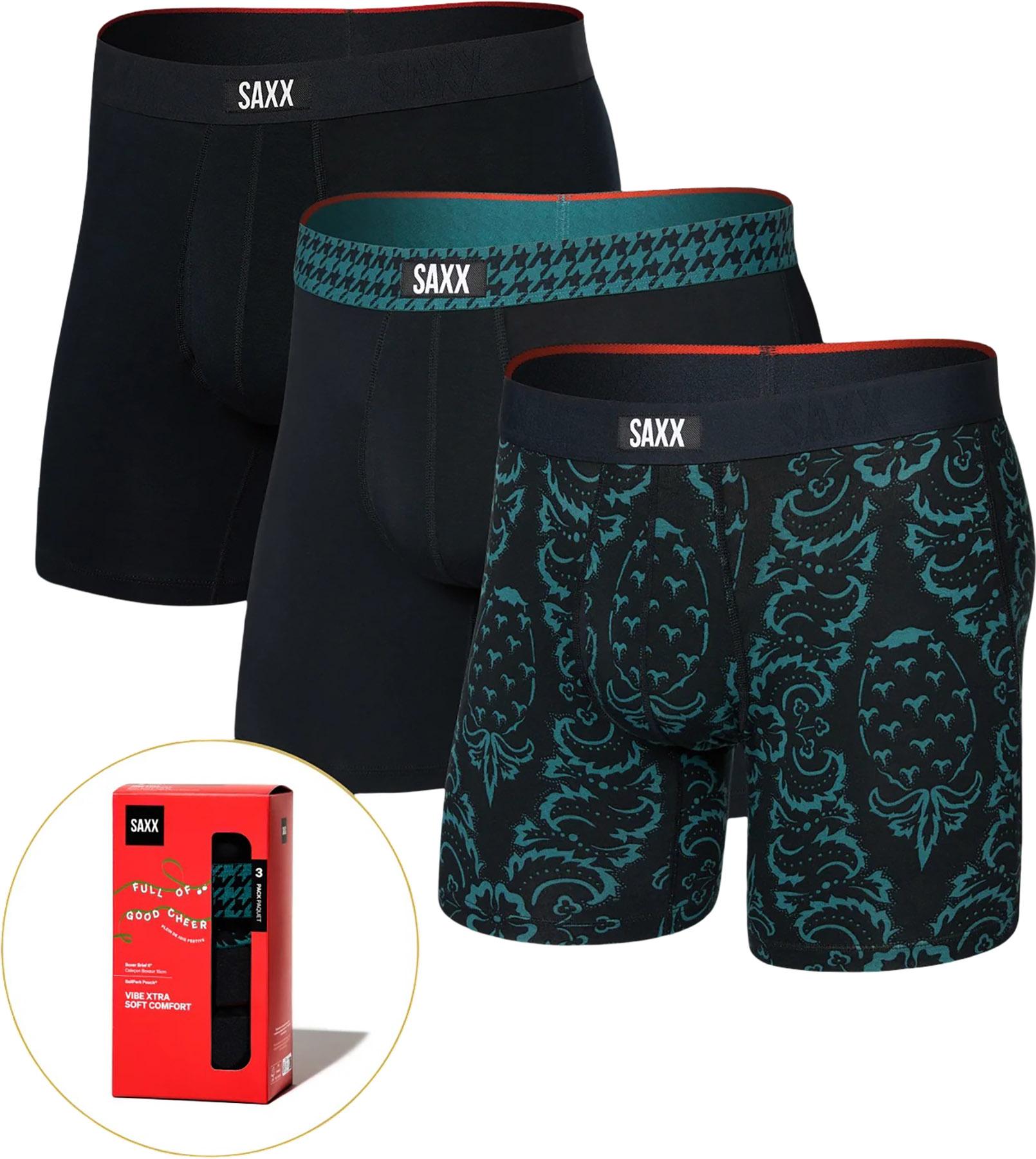 Product image for Vibe Xtra 3 Pack Boxer Brief with Fly 6" - Men's