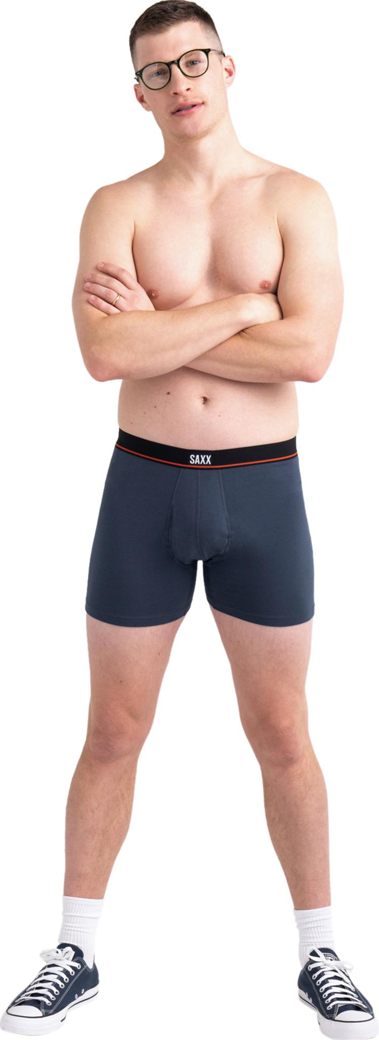 Product gallery image number 3 for product Non-Stop Stretch Cotton 5-Pack Boxer Briefs - Men's