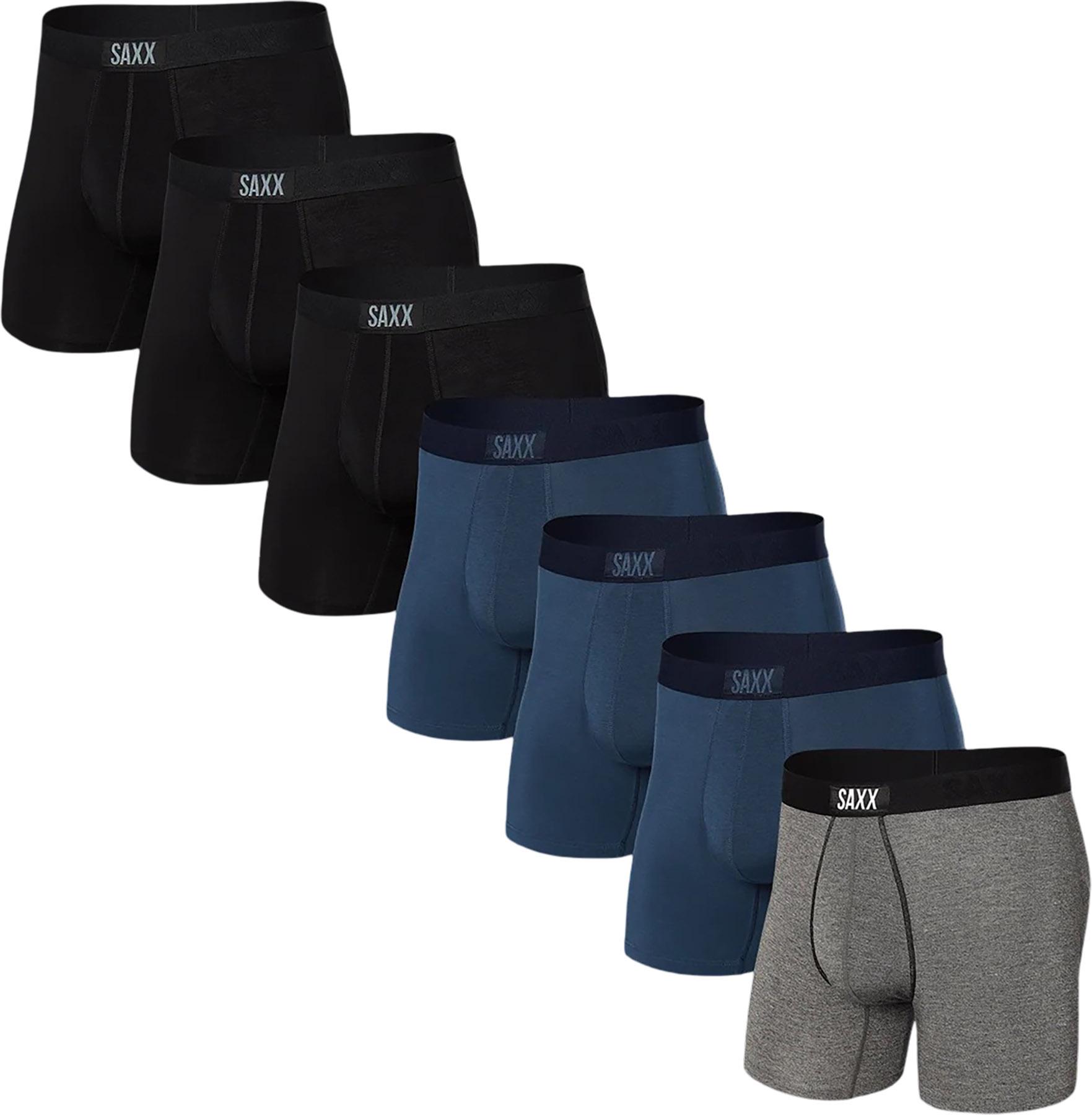Product image for Vibe Super Soft Comfort Blend 7 Pack Boxer Brief 5" - Men's