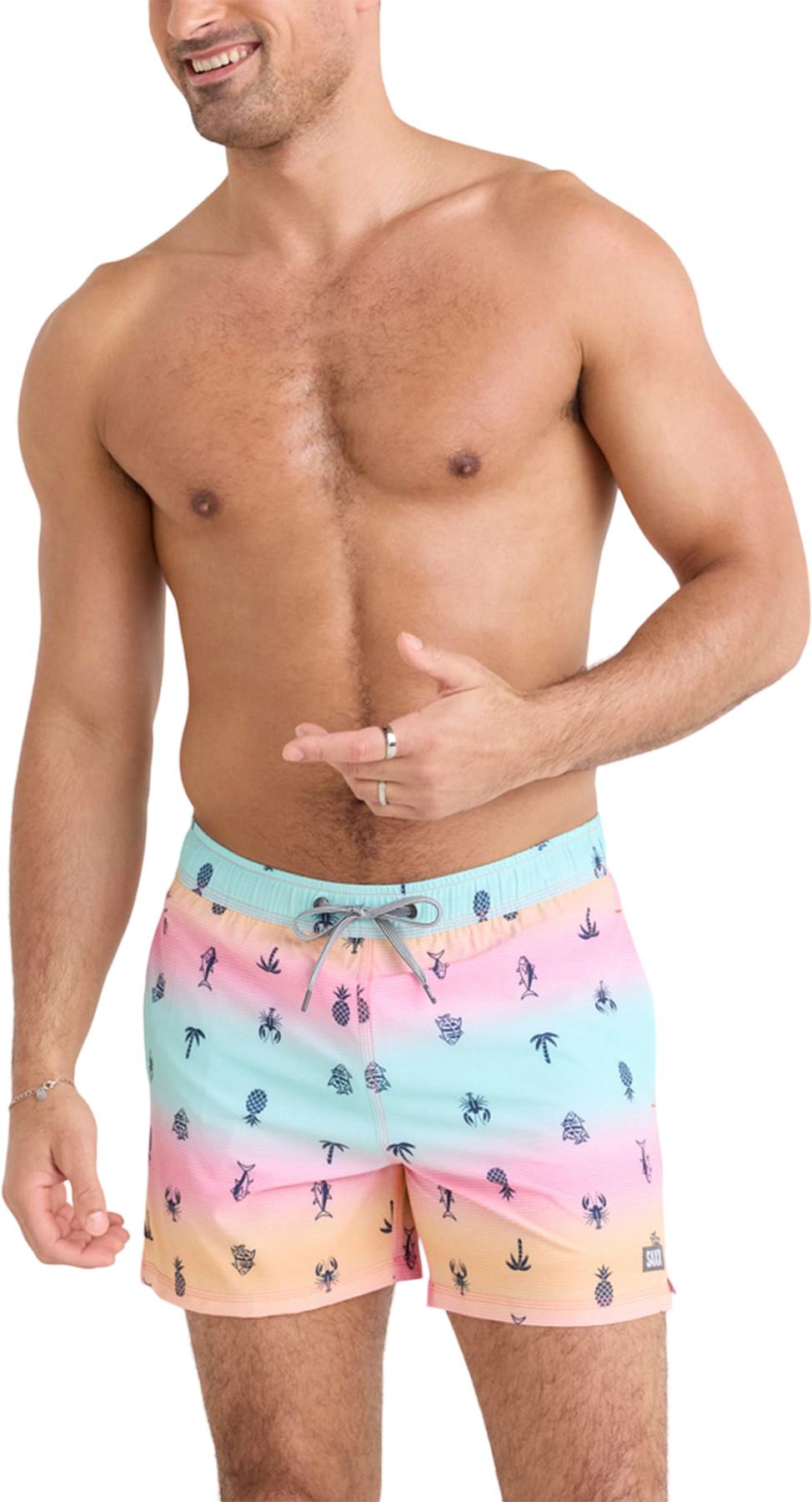 Product gallery image number 4 for product Short de bain 5 pouces Oh Buoy 2N1 Volley - Homme