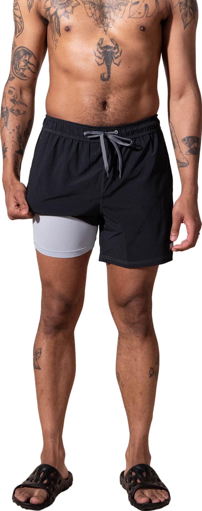 Product gallery image number 6 for product Oh Buoy 2N1 Volley 5 Inches Swim Shorts - Men's