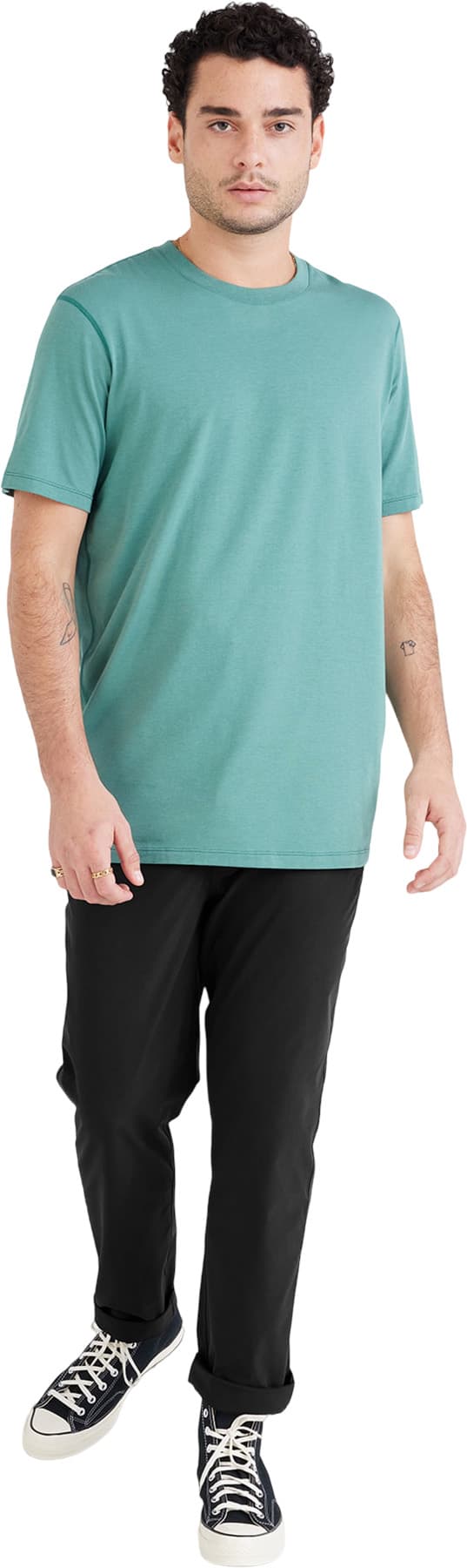 Product gallery image number 3 for product DropTemp Cooling Cotton Short Sleeve Crew Neck T-Shirt - Men's