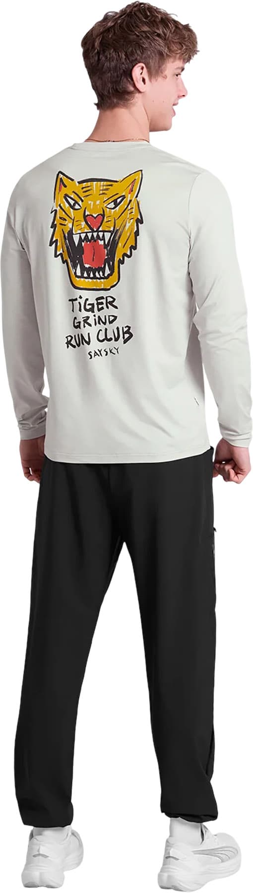 Product gallery image number 4 for product Tiger Pace Long Sleeve T-Shirt - Men's