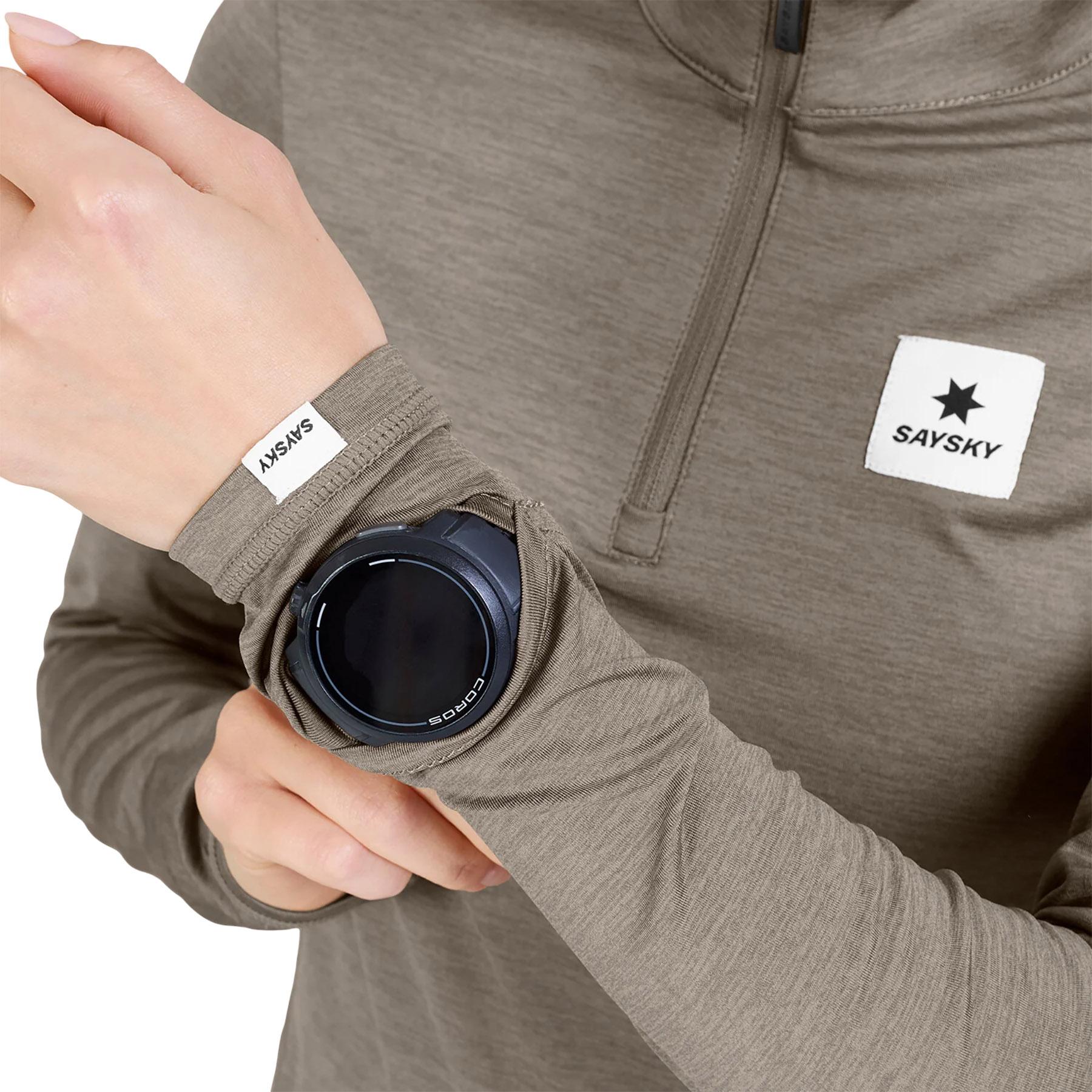 Product gallery image number 5 for product Pace Half Zip Long Sleeve Running Top - Women's