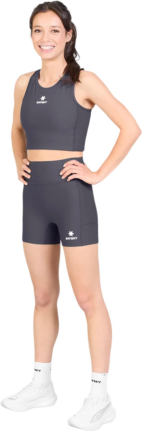 Numéro de l'image de la galerie de produits 7 pour le produit Collant court côtelé Combat+ - Femme