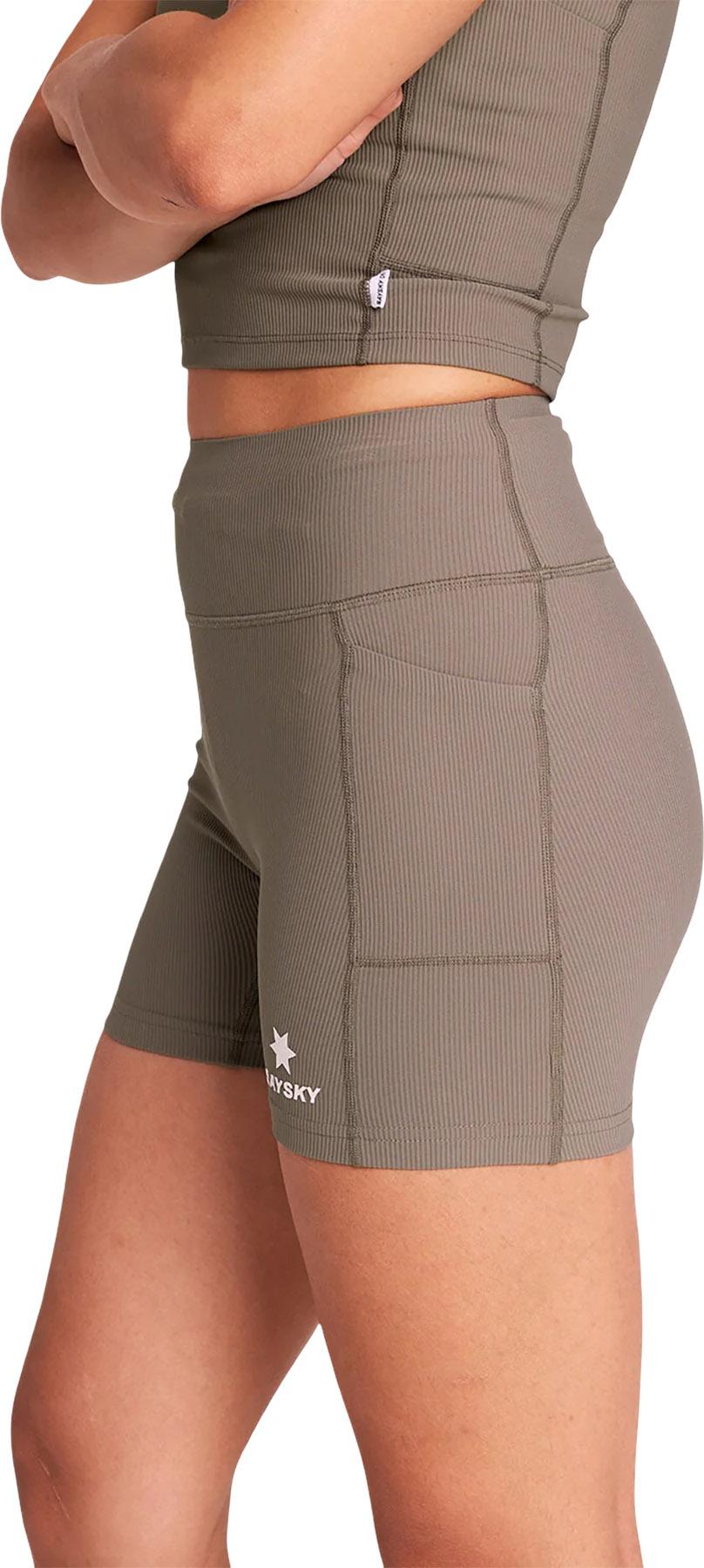 Product gallery image number 6 for product Combat+ Rib Short Tights 4" - Women's