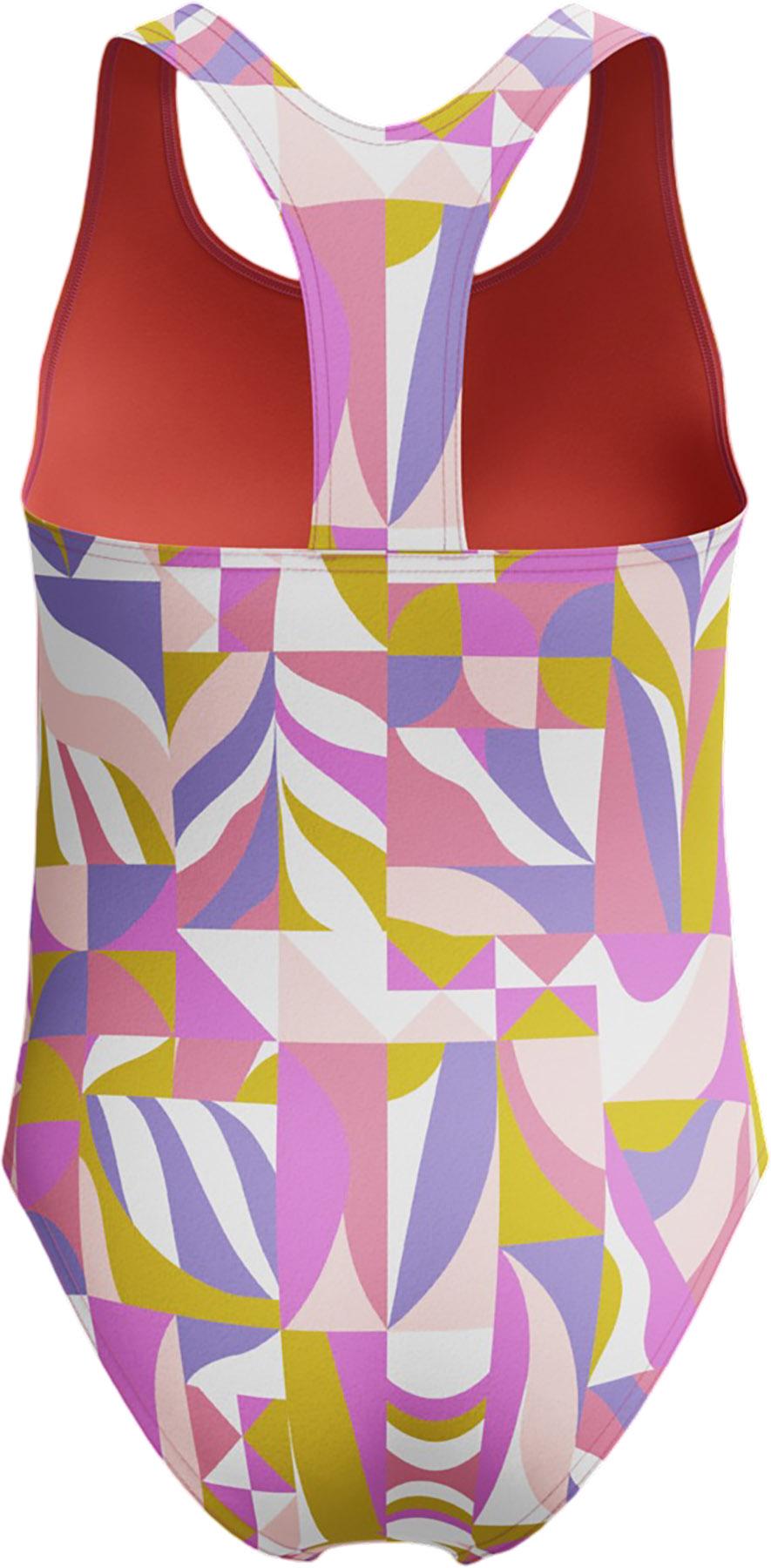 Product gallery image number 3 for product Maillot de bain une pièce imprimé à dos nageur - Fille