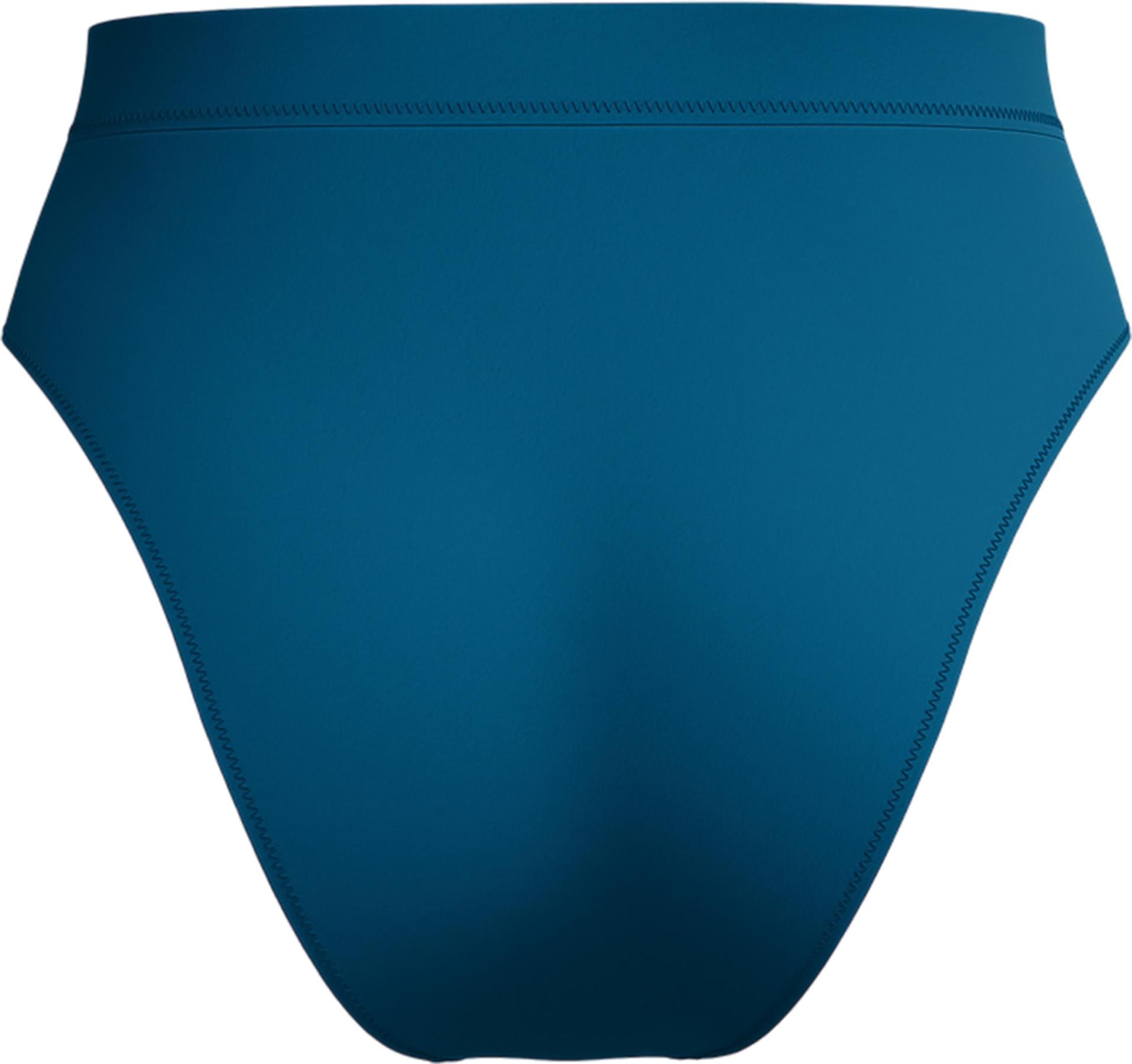 Numéro de l'image de la galerie de produits 5 pour le produit Bas de bikini taille haute uni - Femme
