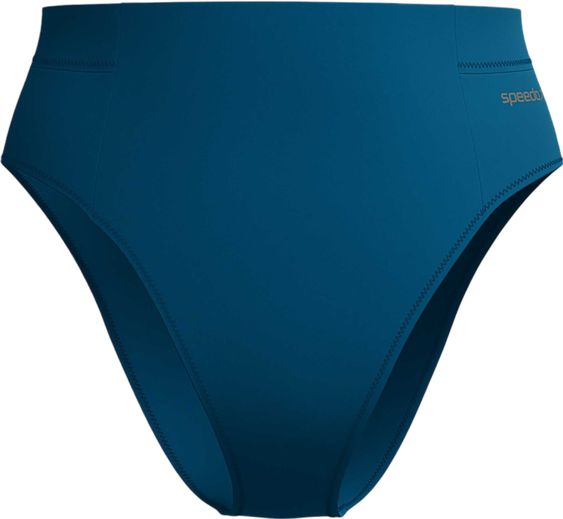 Image de produit pour Bas de bikini taille haute uni - Femme