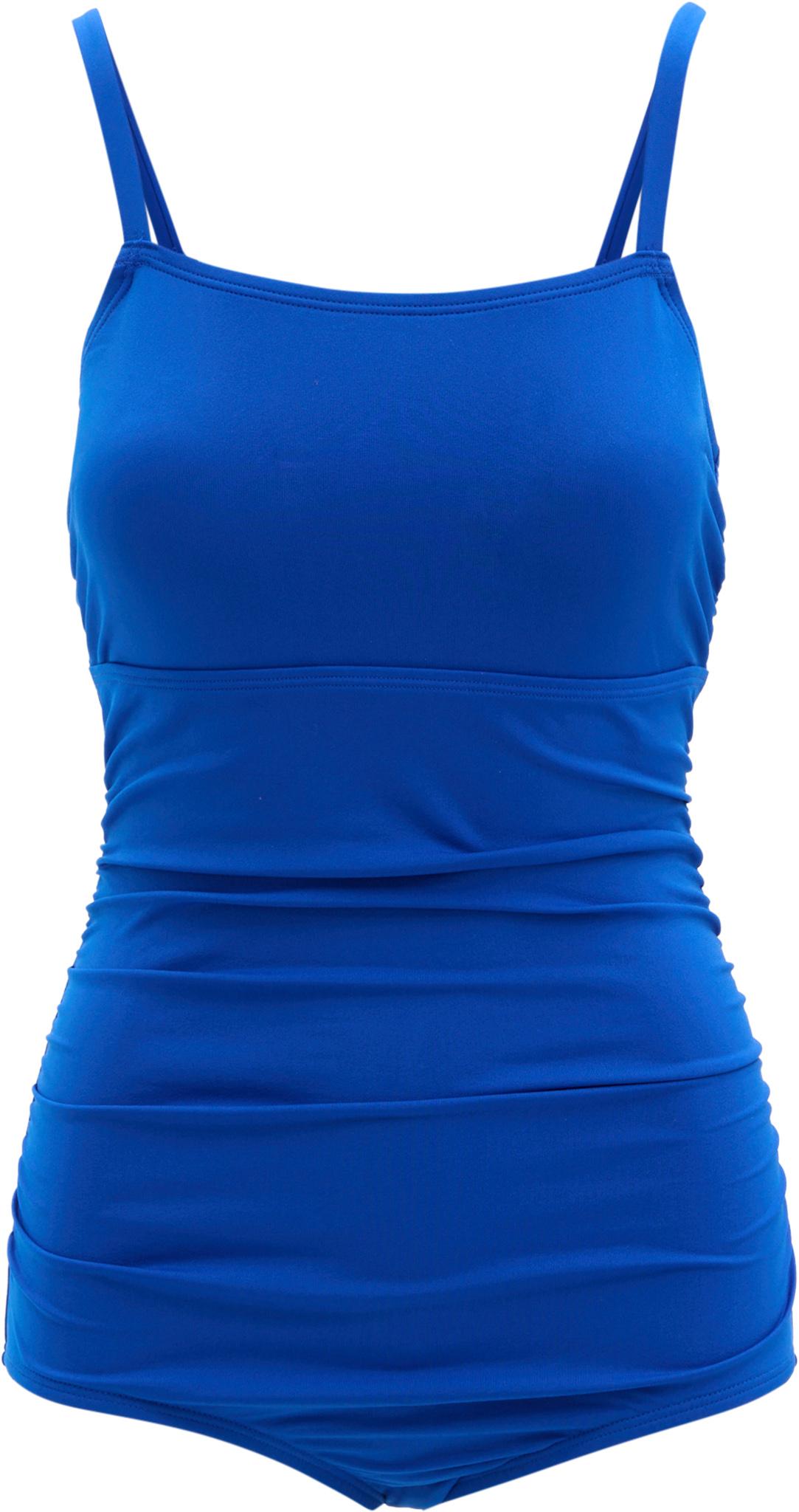 Product image for Adjustable Solid Shirred One Piece Swimsuit - Women's