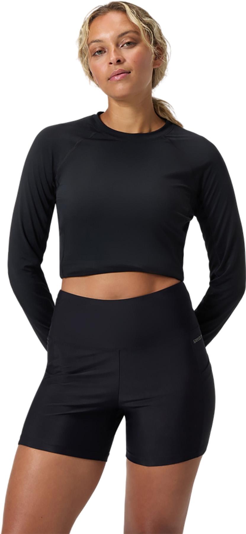 Product gallery image number 2 for product Solid Swim Shorts 5'' - Women's