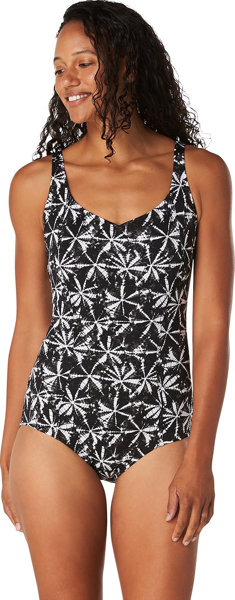 Product gallery image number 1 for product Printed Sweetheart Neckline One Piece Swimsuit - Women's