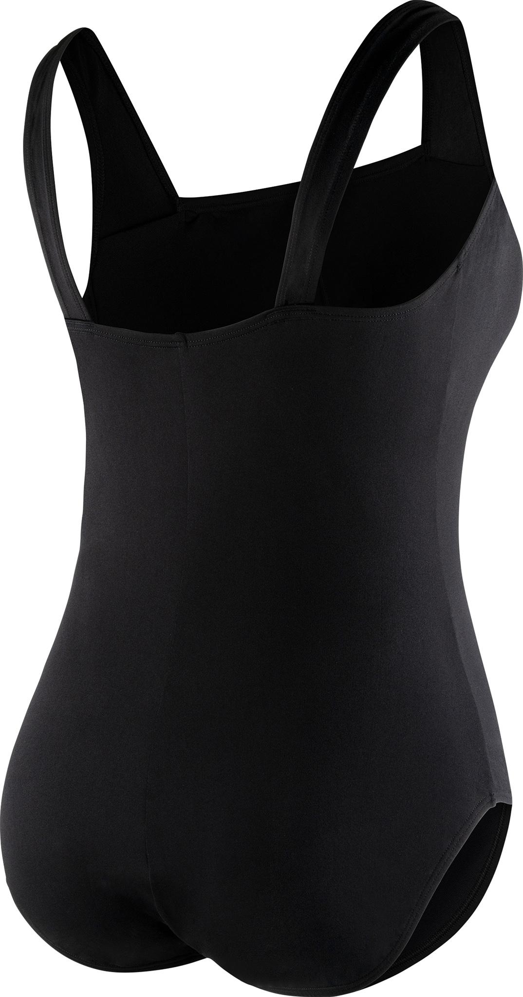 Product gallery image number 2 for product Plus Solid Shirred Tank One Piece Swimsuit - Women's