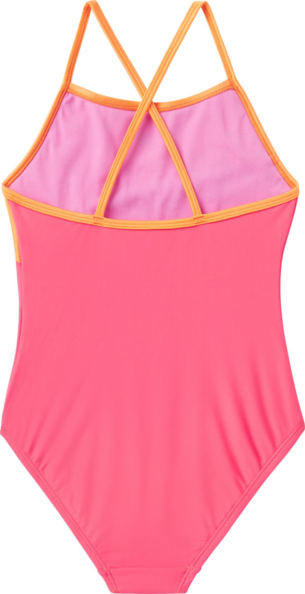 Product gallery image number 2 for product Shimmer Colorblock One-Piece Swimsuit - Girls