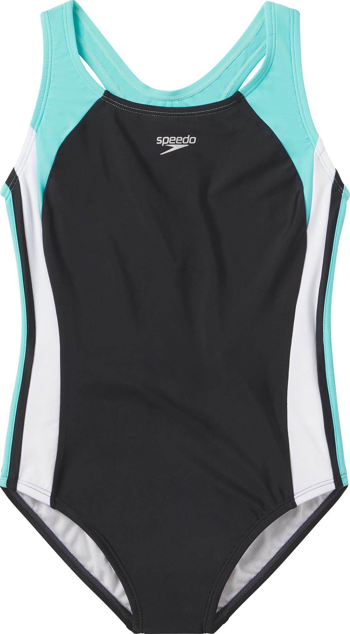 Product gallery image number 1 for product Infinity Splice One-Piece Swimsuit - Girls