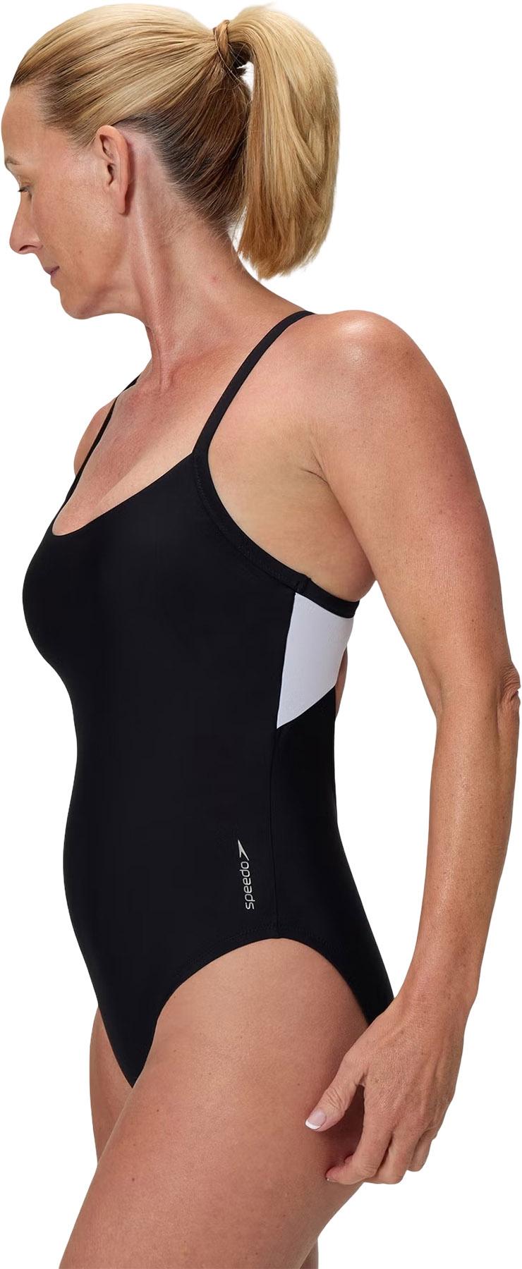 Product gallery image number 4 for product Maillot de bain une pièce uni à dos nageur - Femme