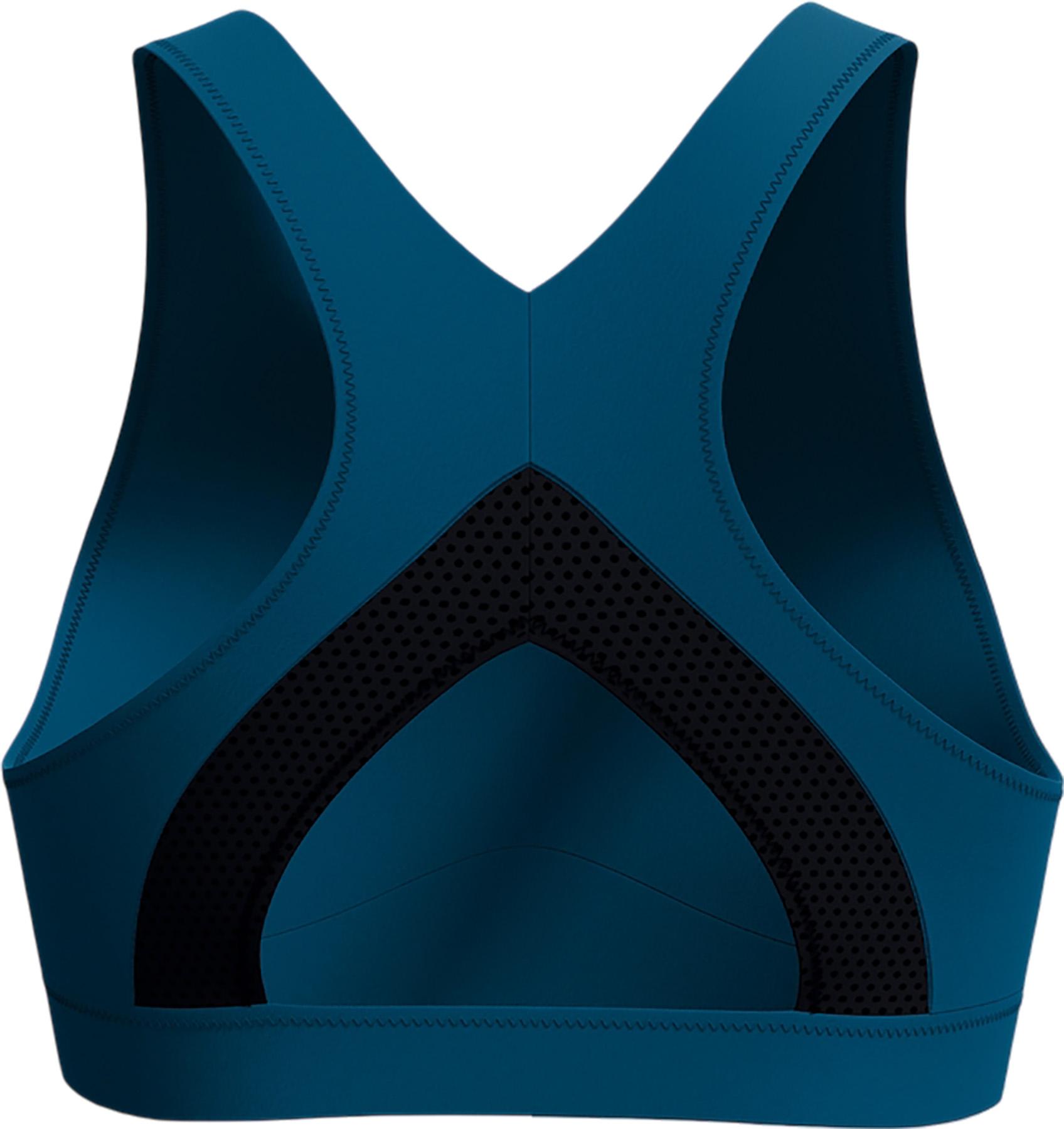 Product gallery image number 5 for product Solid Highneck Mesh Bikini Top - Women's