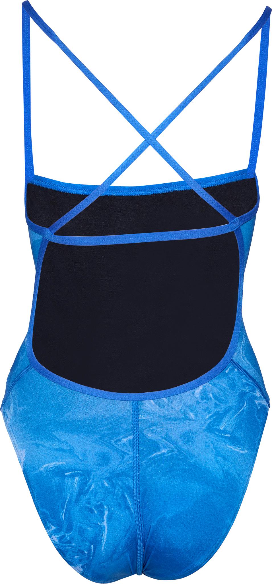 Numéro de l'image de la galerie de produits 2 pour le produit Maillot de bain une pièce à bretelles croisées Lunar Storm - Femme