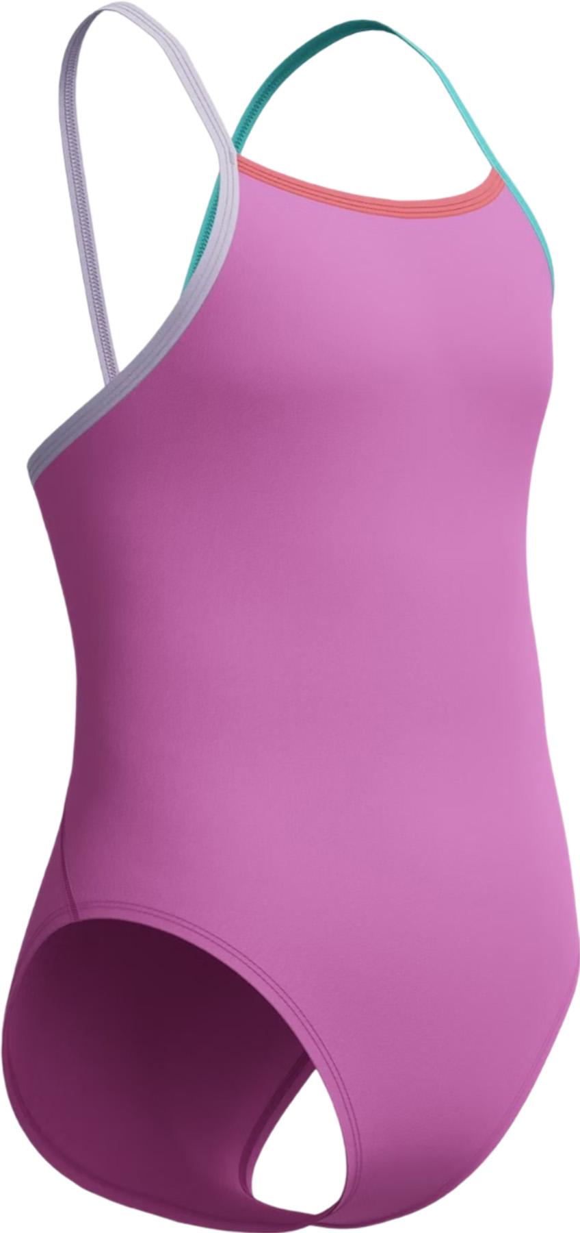 Product gallery image number 2 for product Solid Propel Back One Piece Swimsuit - Girls